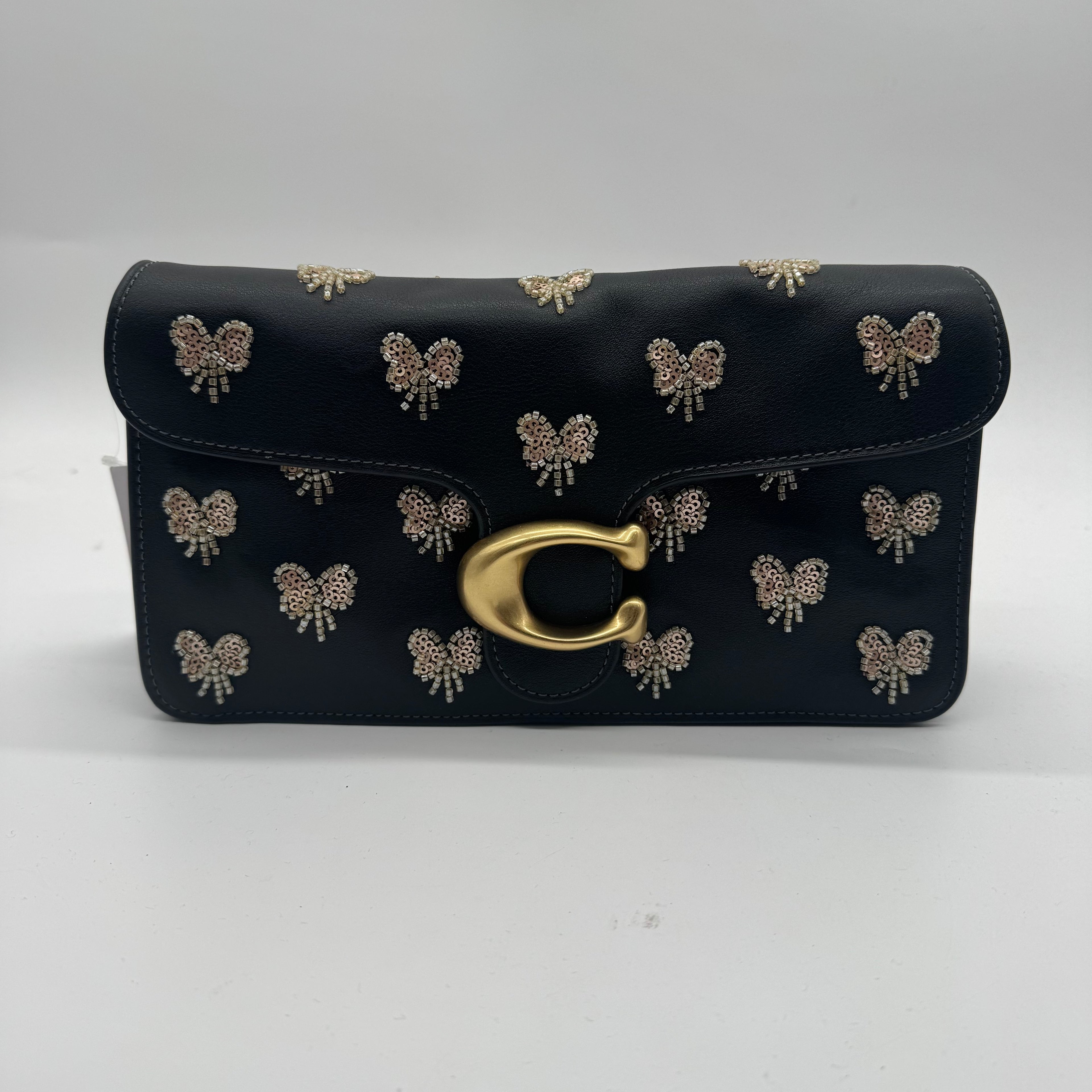 Coach Tabby Shoulder Bag With Dainty Bow Embellishment