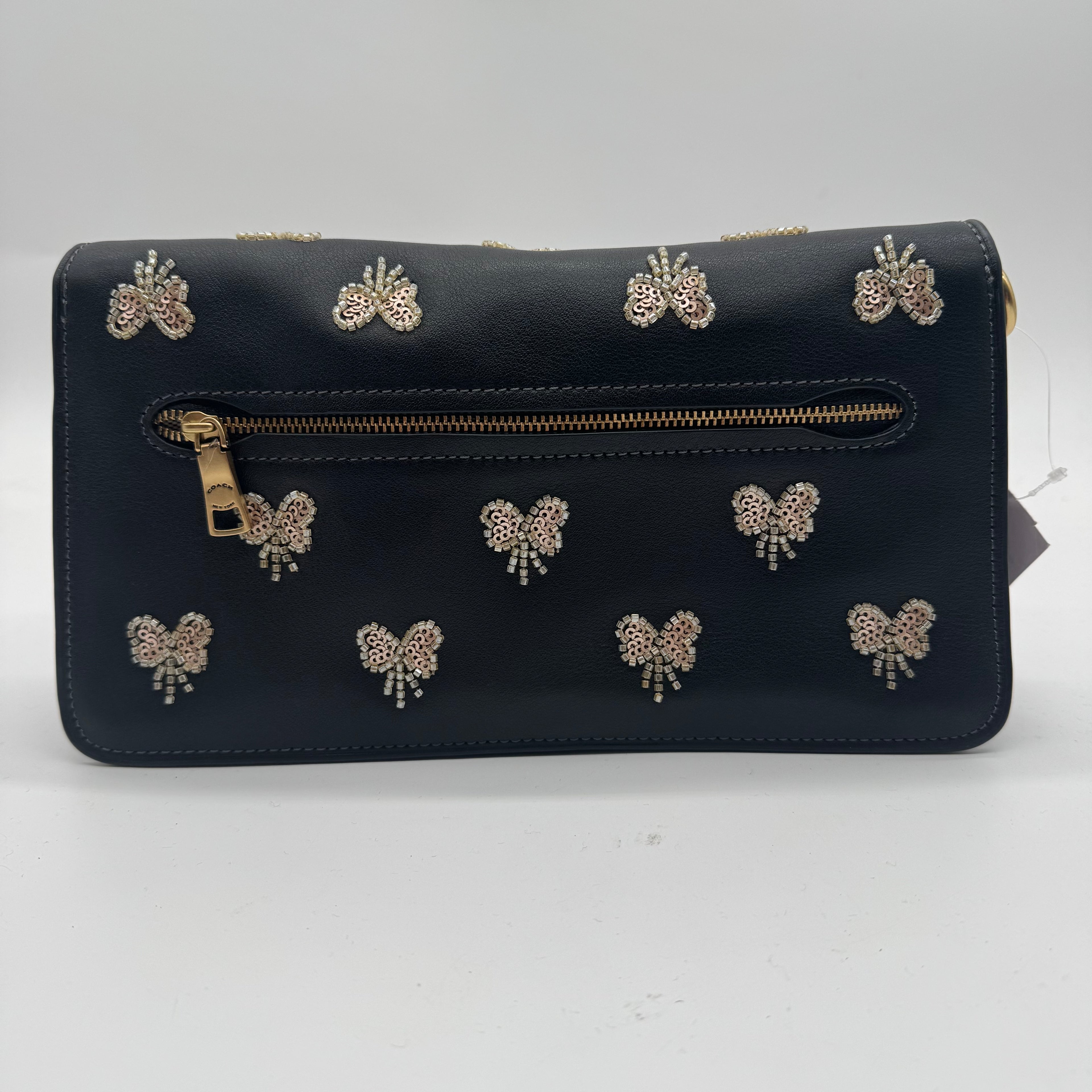 Coach Tabby Shoulder Bag With Dainty Bow Embellishment