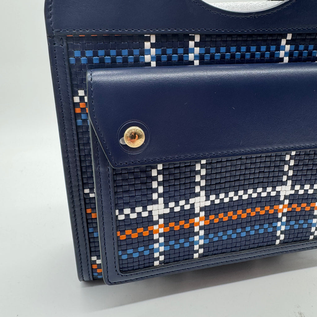 Burberry Calfskin Neolin Tartan Mini