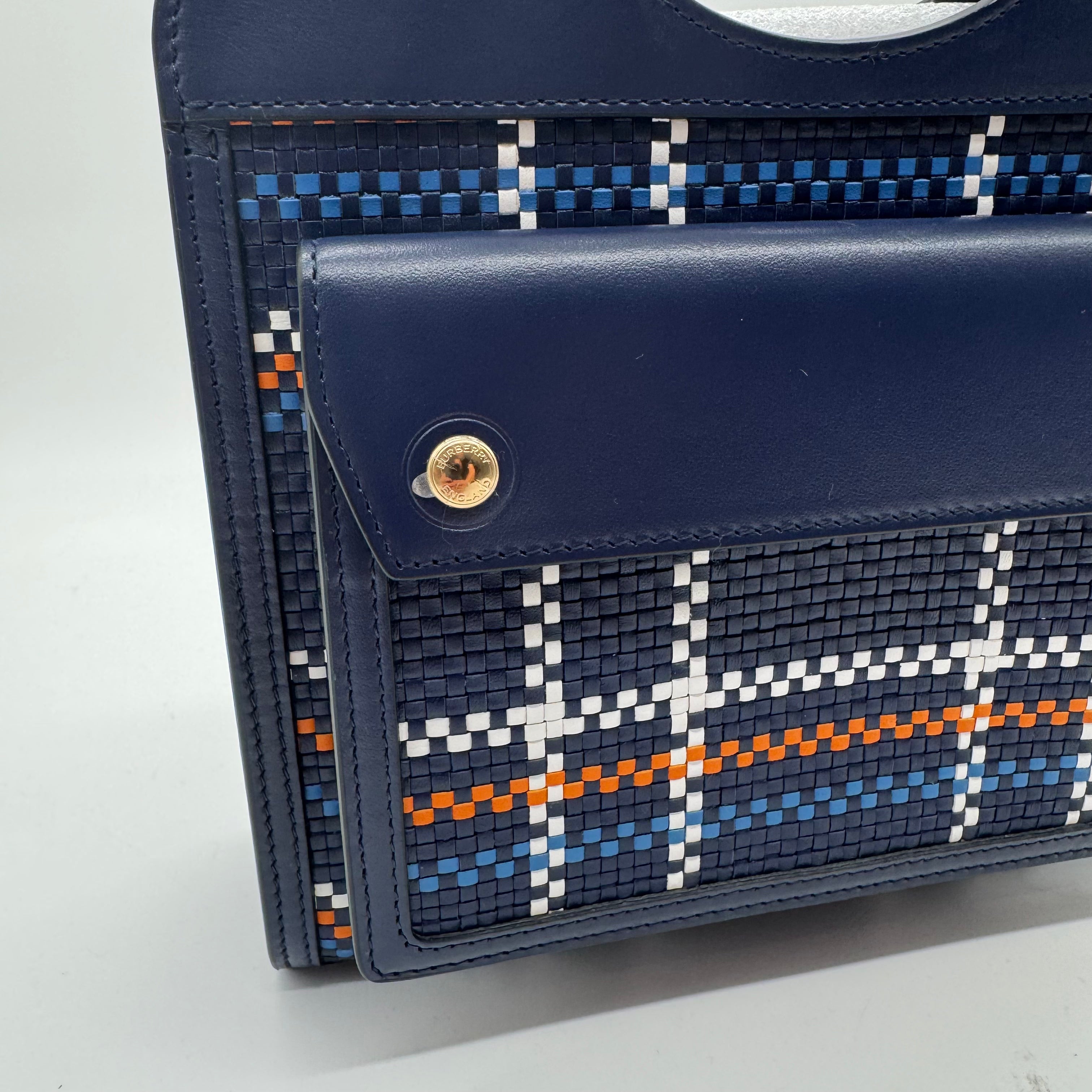 Burberry Calfskin Neolin Tartan Mini