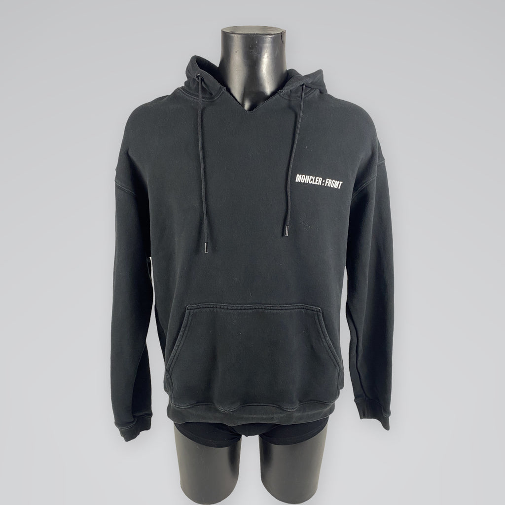 7 Moncler FRGMT Hiroshi Fujiwara Logo Hoodie Black