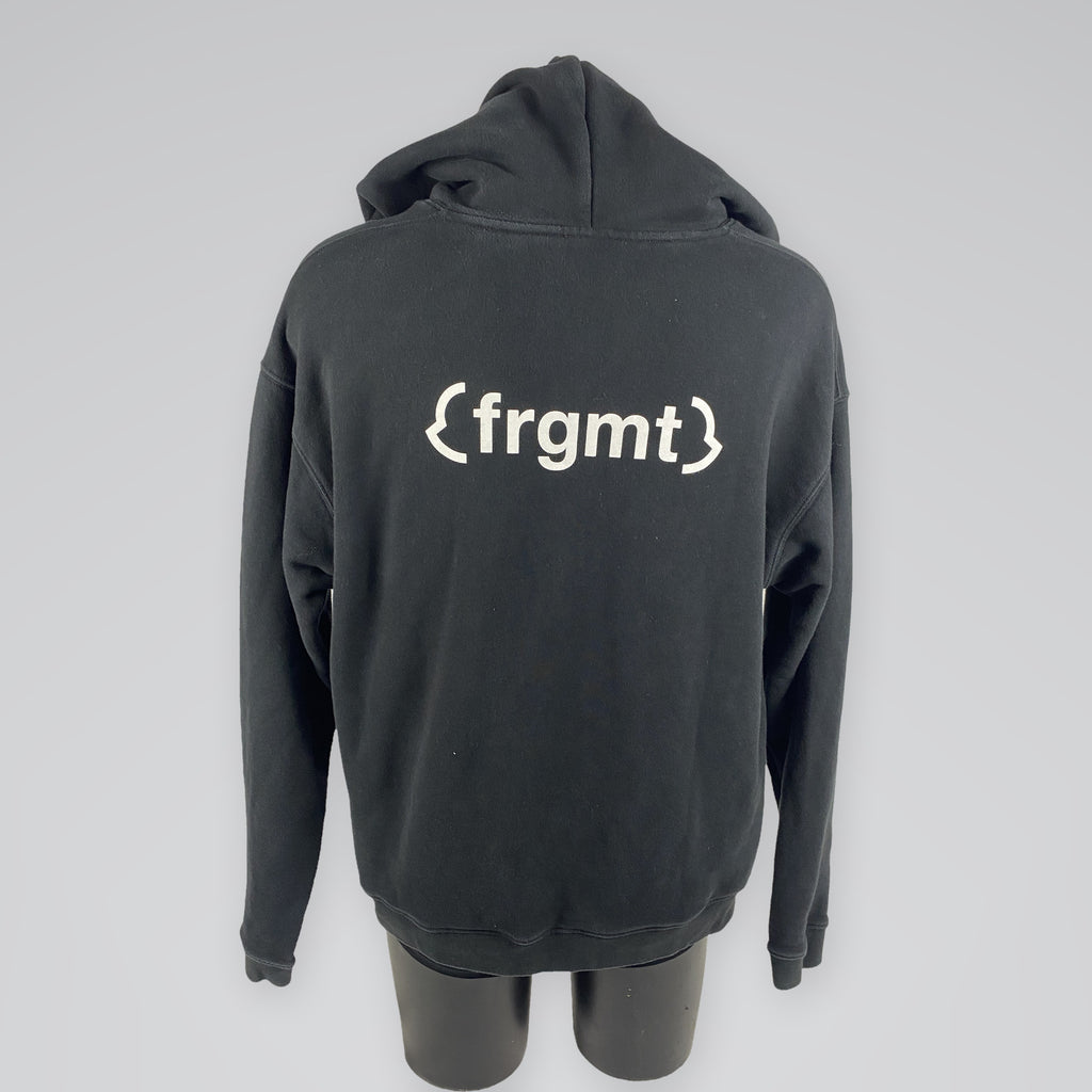 7 Moncler FRGMT Hiroshi Fujiwara Logo Hoodie Black