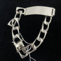 925 HEAVY CURB LINK ID BRACELET 9" 11MM