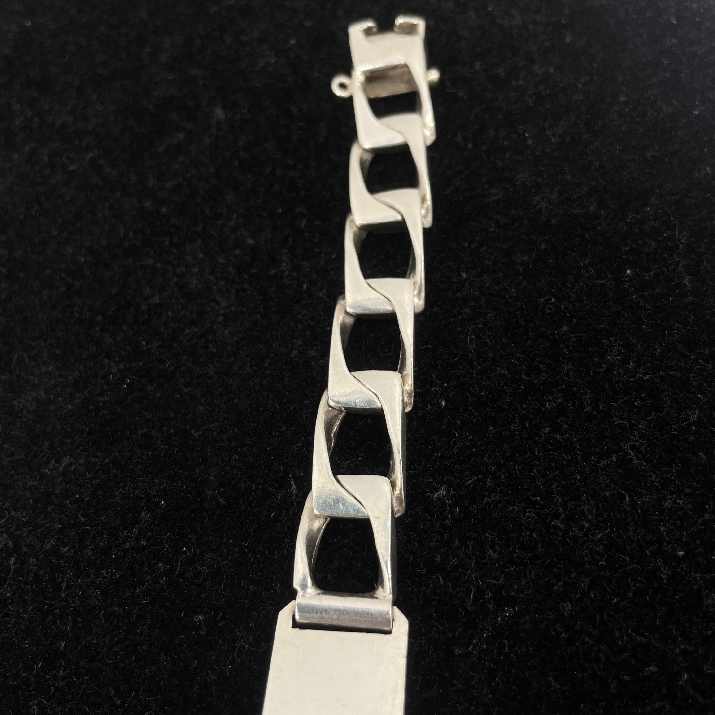 925 HEAVY CURB LINK ID BRACELET 9" 11MM