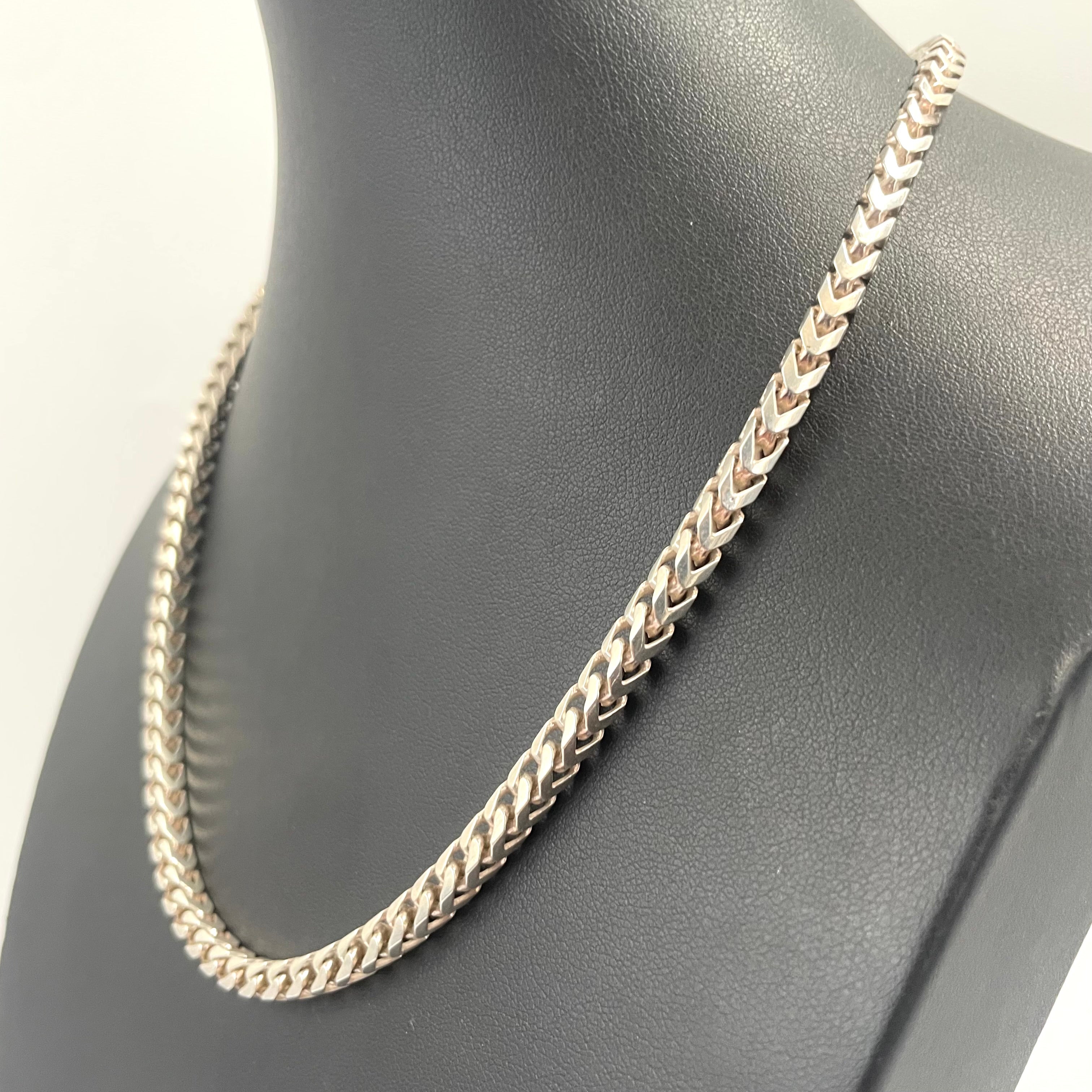 925 SILVER BOX CHAIN 18" 4MM