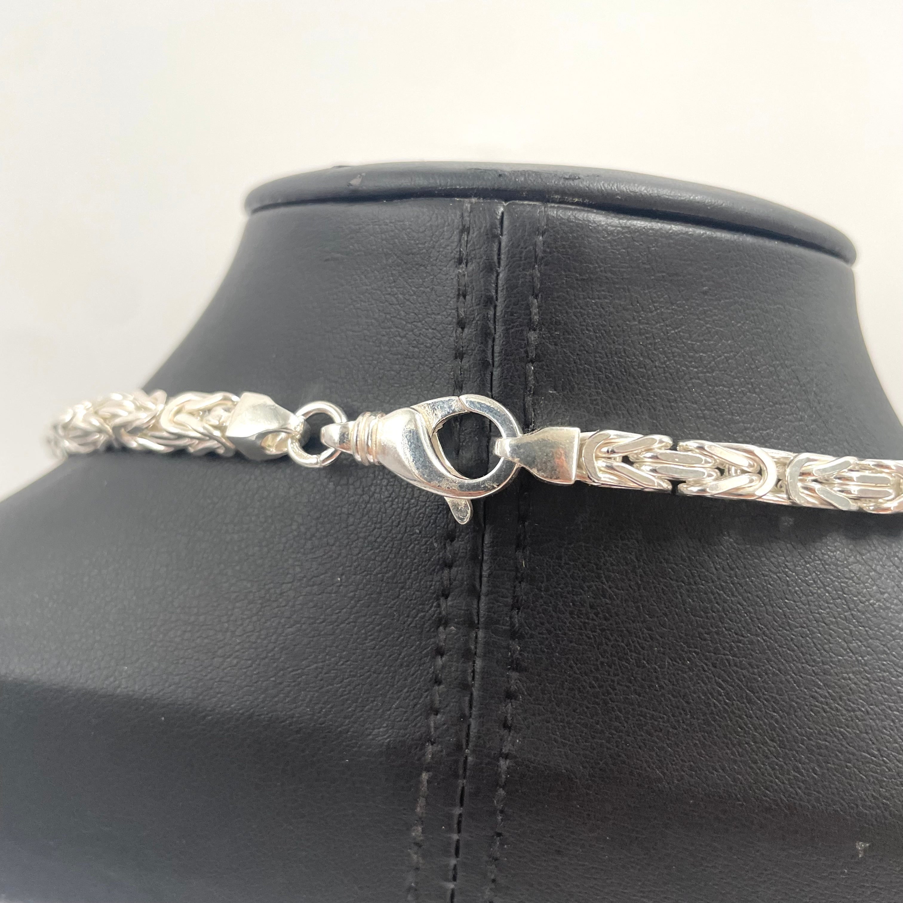 925 SILVER BYZANTINE CHAIN 20" 5MM