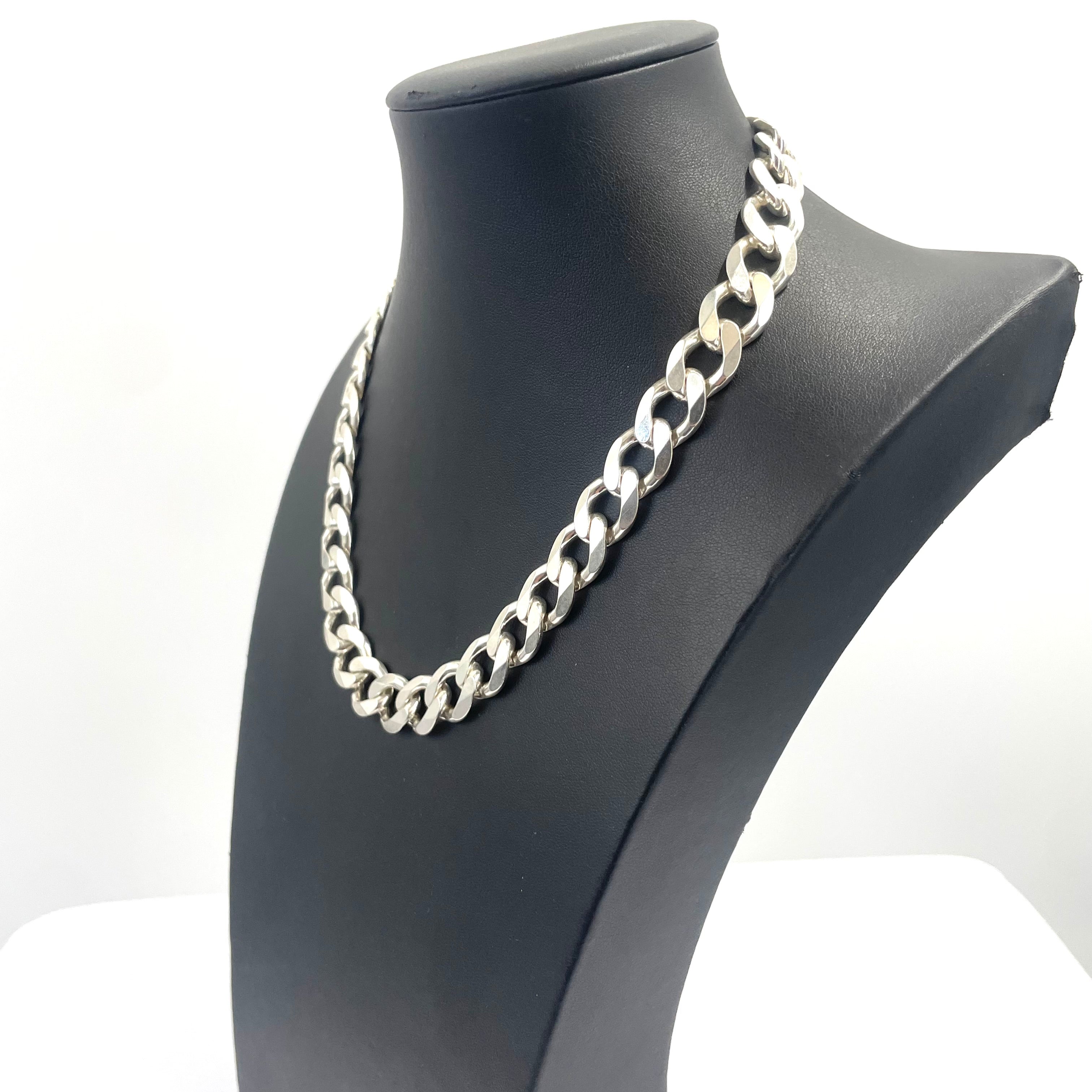 925 SILVER CURB CHAIN 18" 12MM