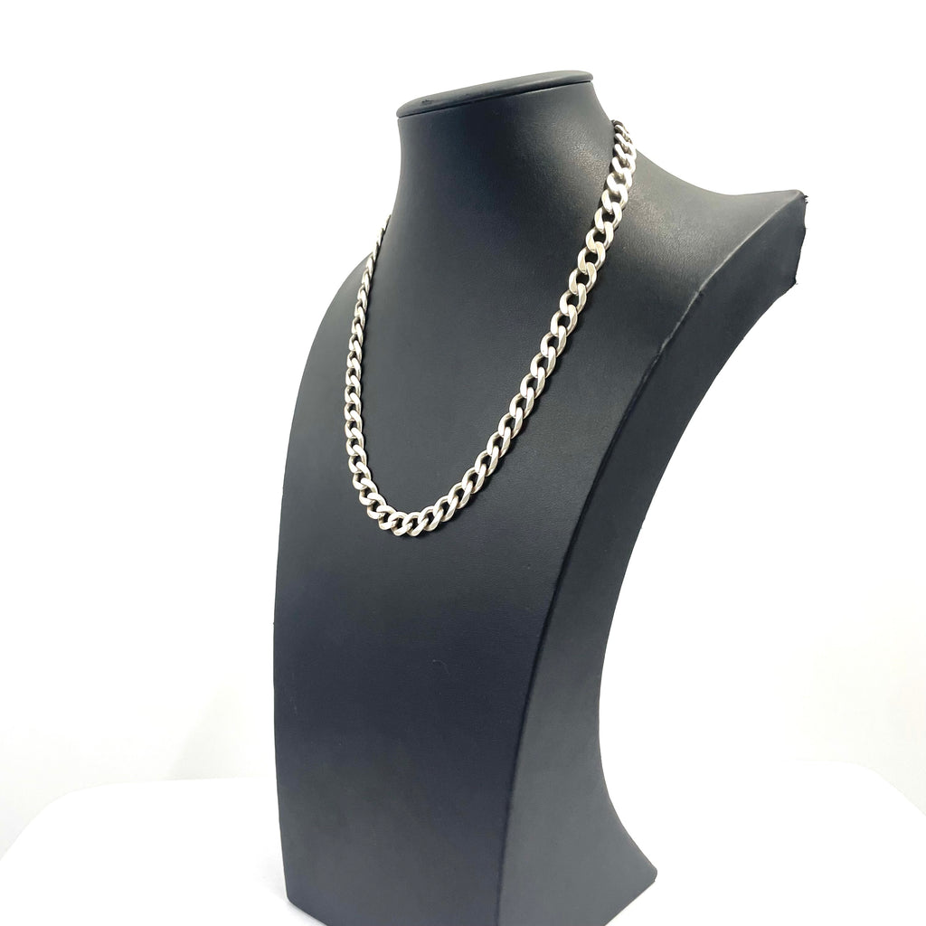 925 SILVER CURB CHAIN 19.5" 9MM