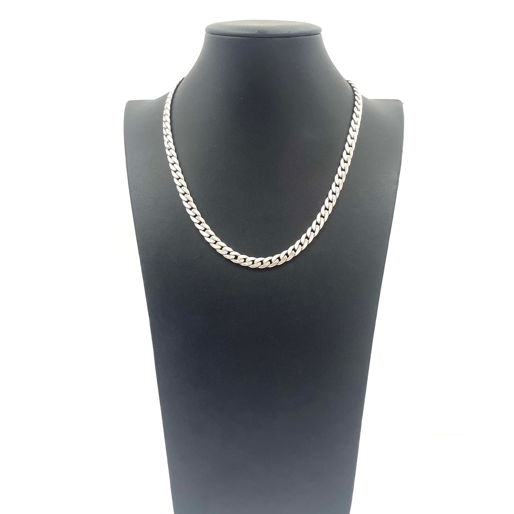 925 SILVER CURB CHAIN 19" 6MM