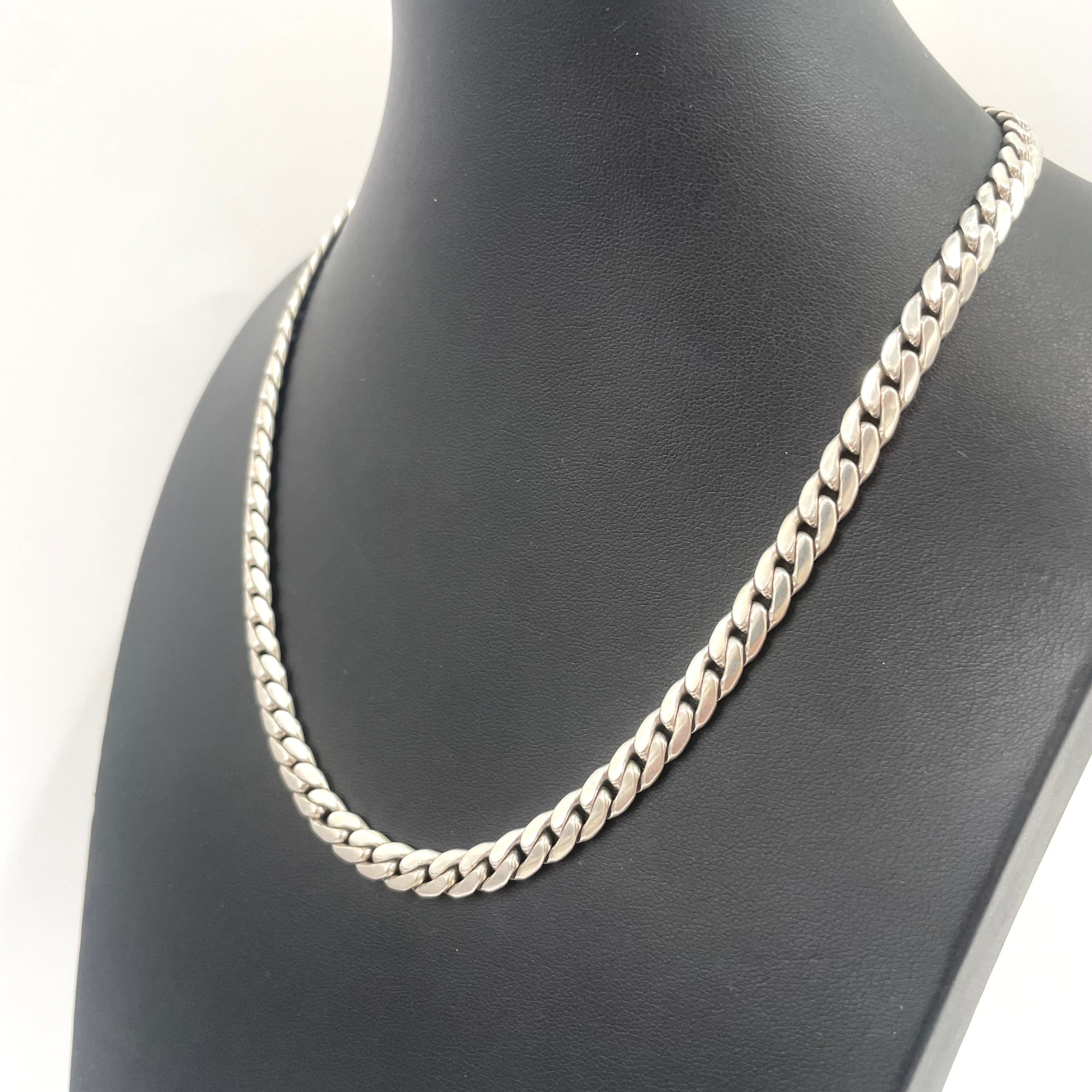 925 SILVER CURB CHAIN 19" 6MM