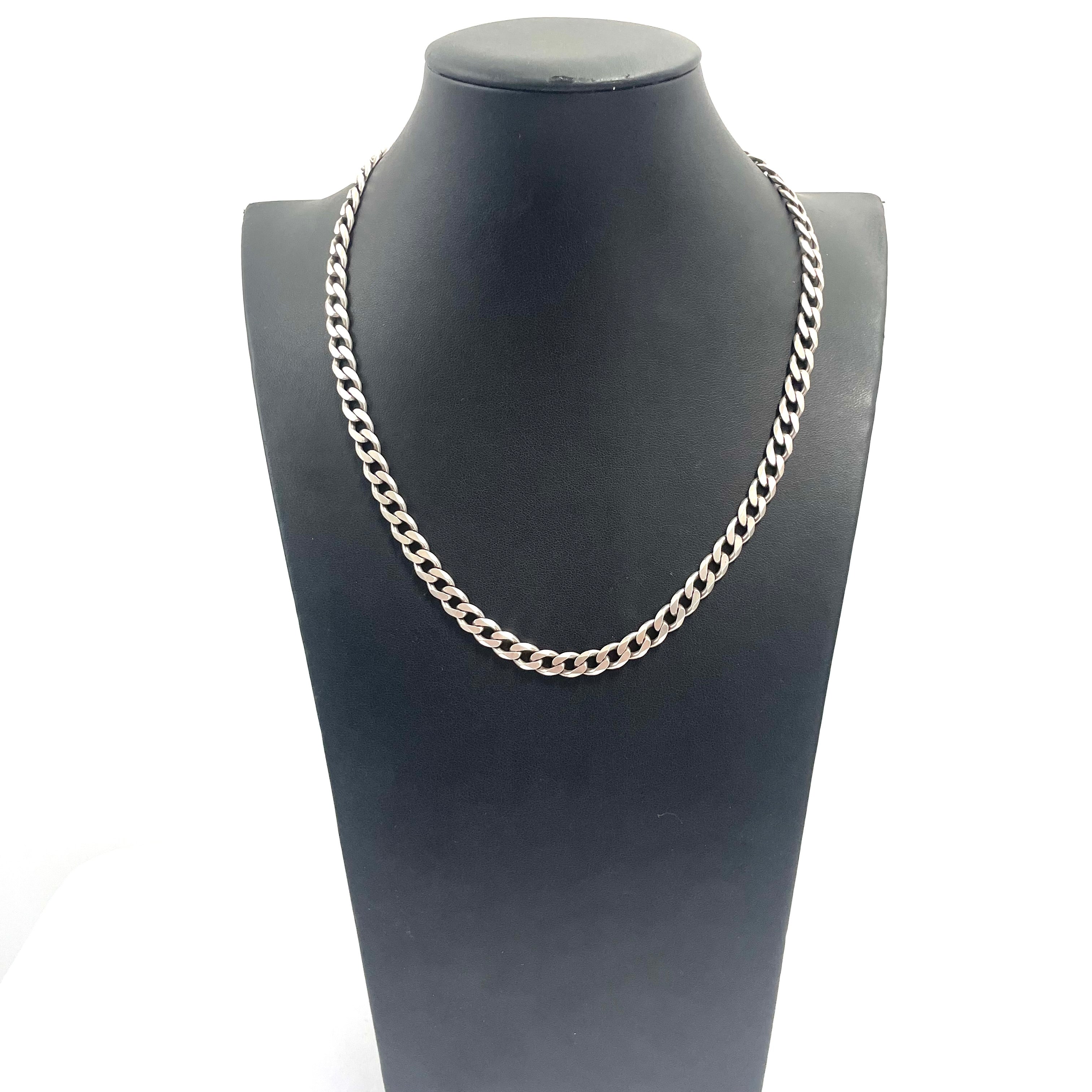 925 SILVER CURB CHAIN 20" 6MM