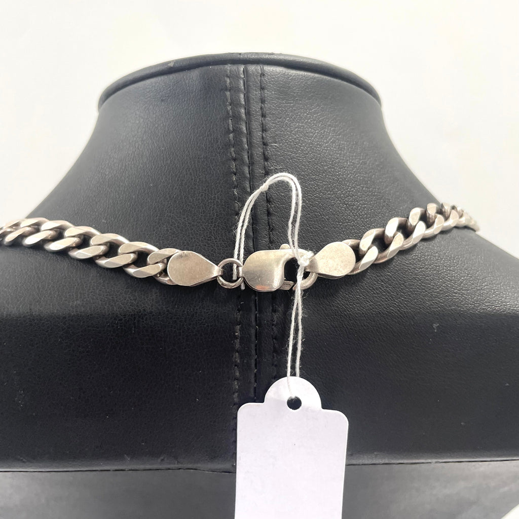 925 SILVER CURB CHAIN 20" 6MM