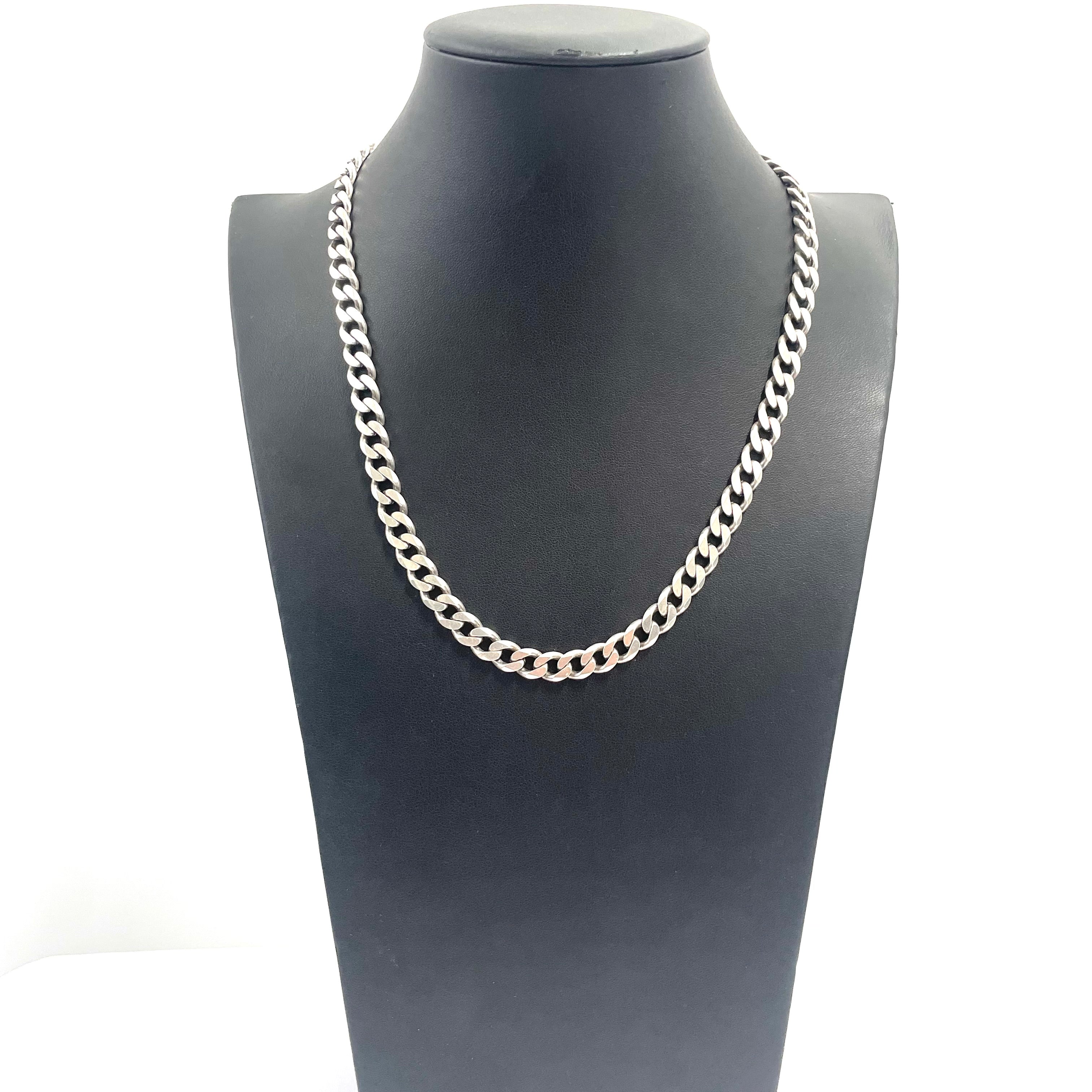 925 SILVER CURB CHAIN 20" 7MM