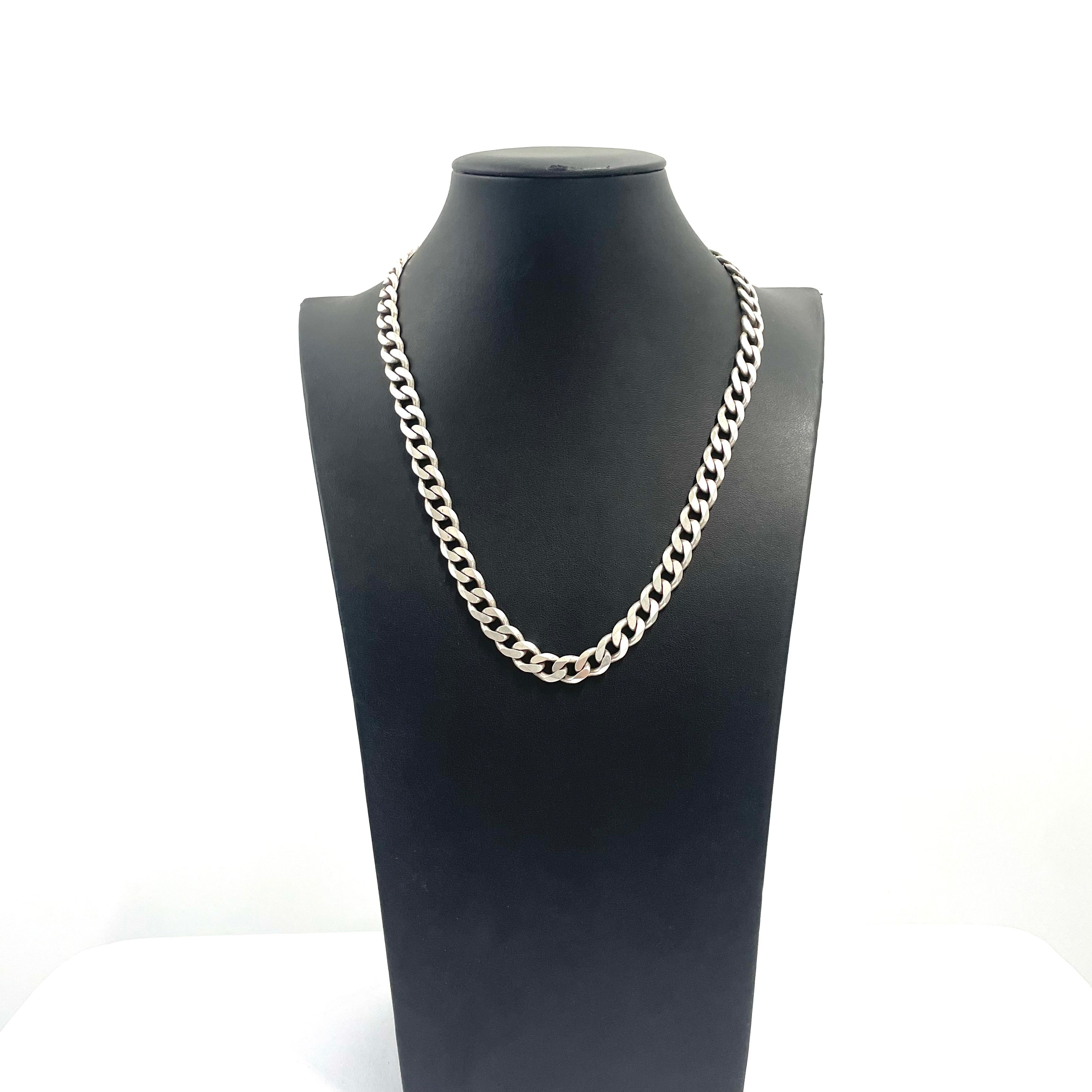 925 SILVER CURB CHAIN 20" 9MM