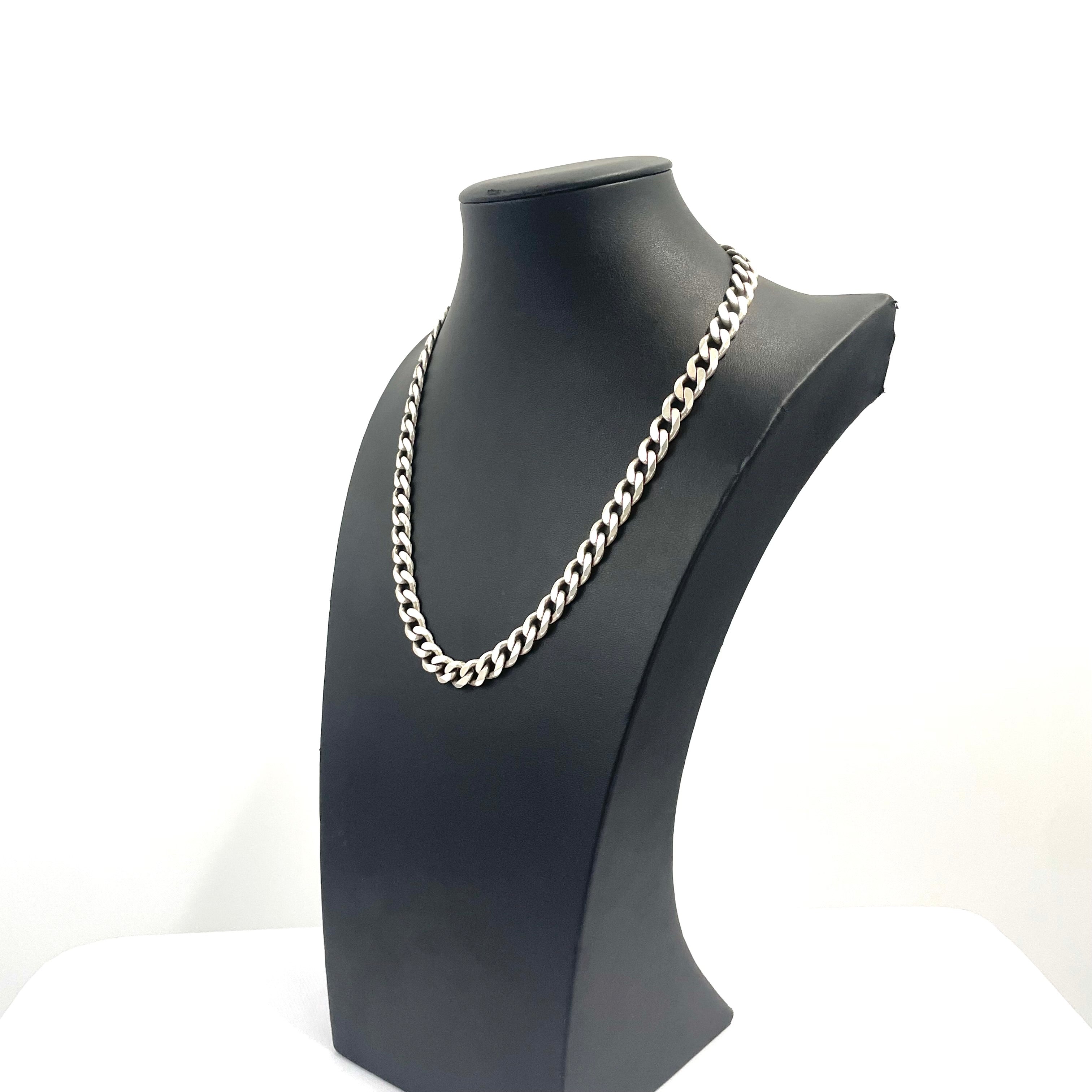 925 SILVER CURB CHAIN 20" 9MM