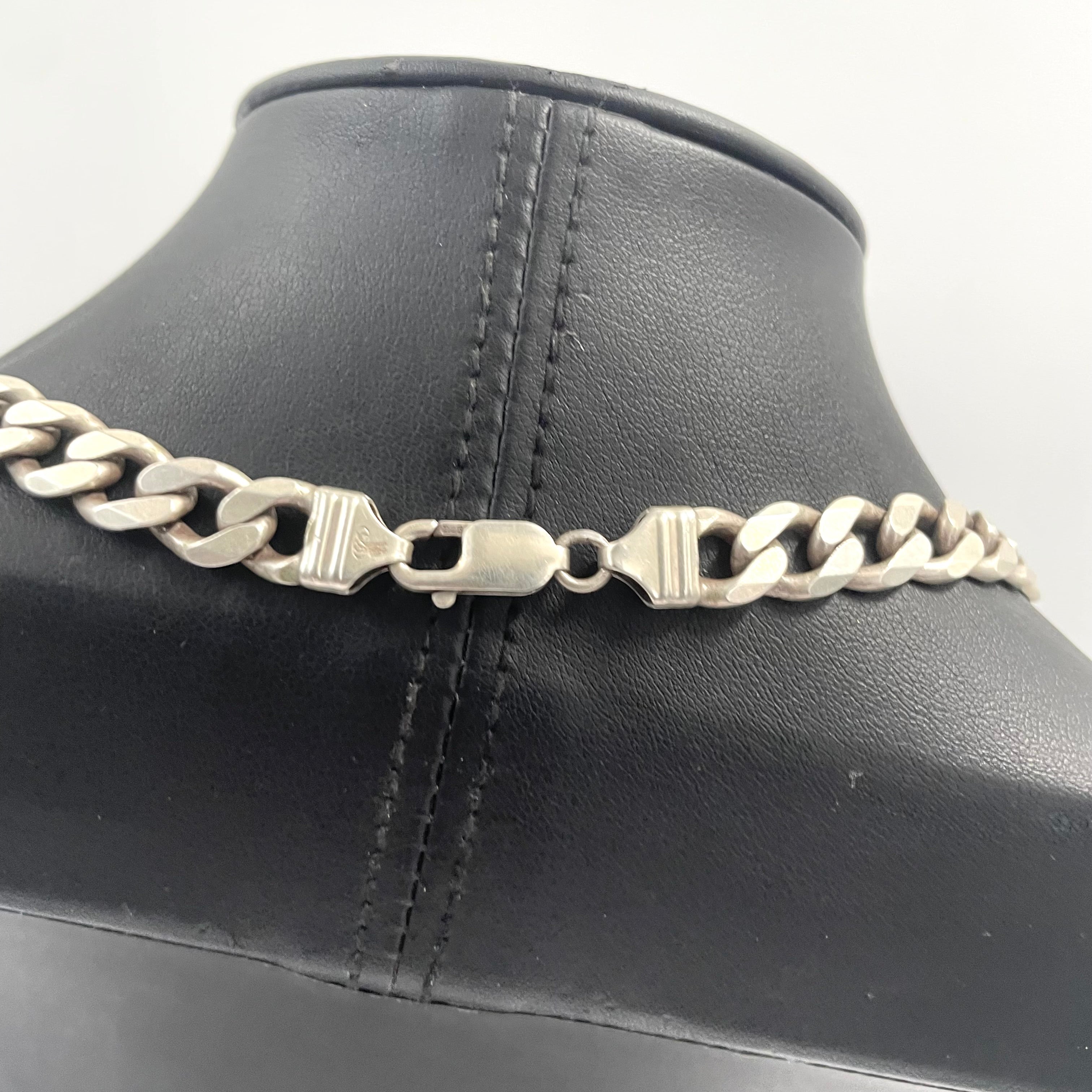 925 SILVER CURB CHAIN 20" 9MM
