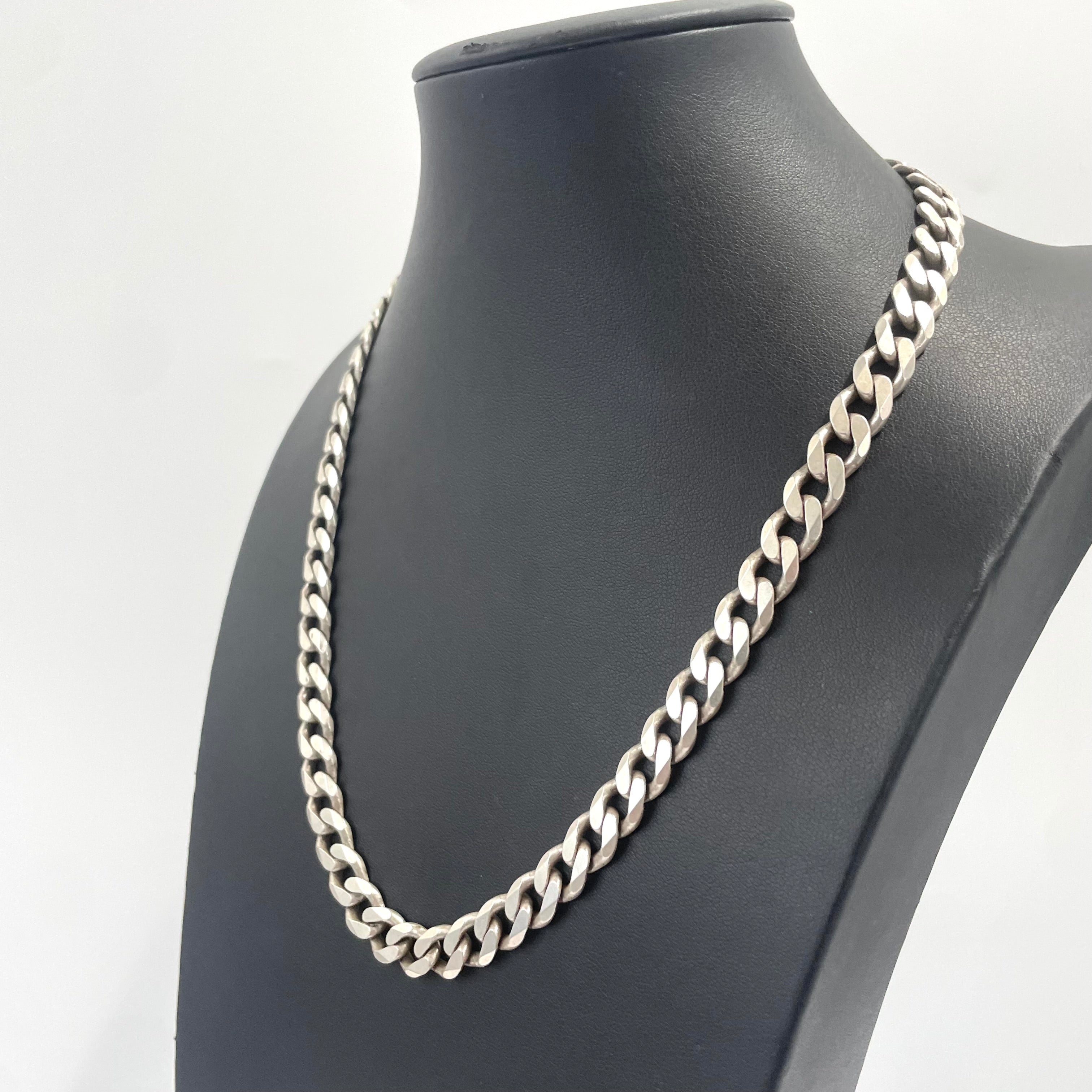 925 SILVER CURB CHAIN 20" 9MM