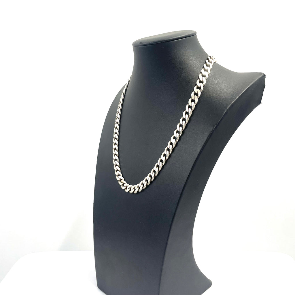 925 SILVER CURB CHAIN 21" 8MM