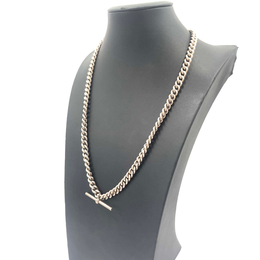 925 SILVER CURB CHAIN 23" 7MM