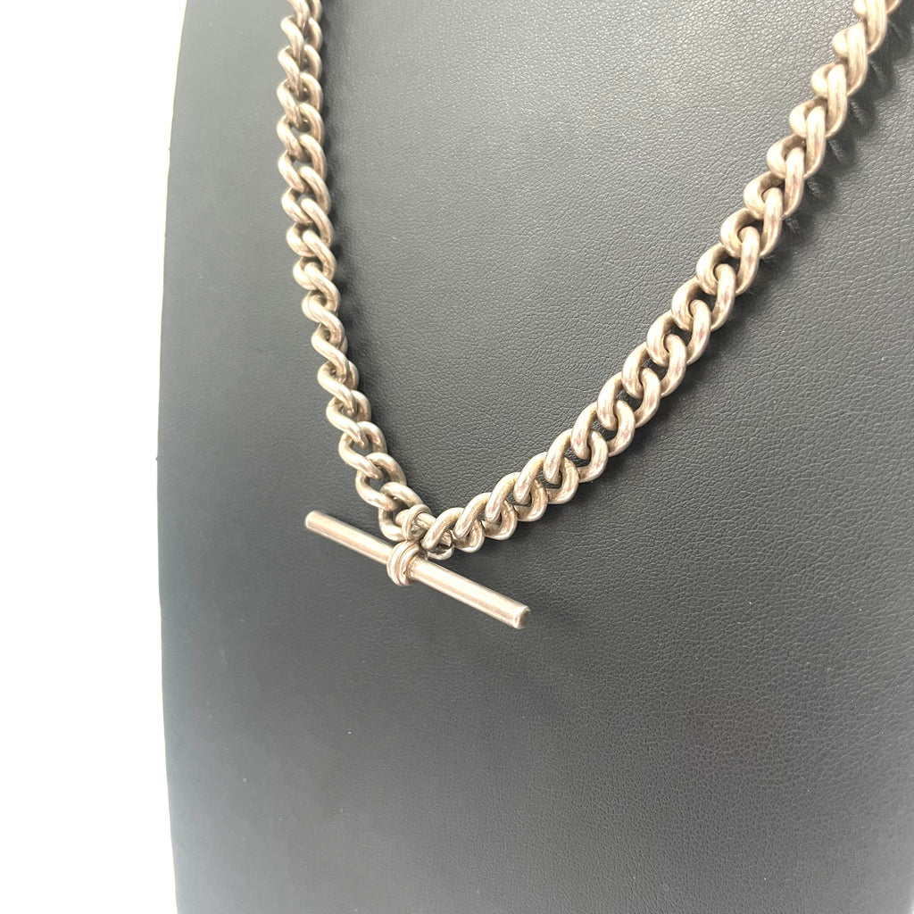 925 SILVER CURB CHAIN 23" 7MM