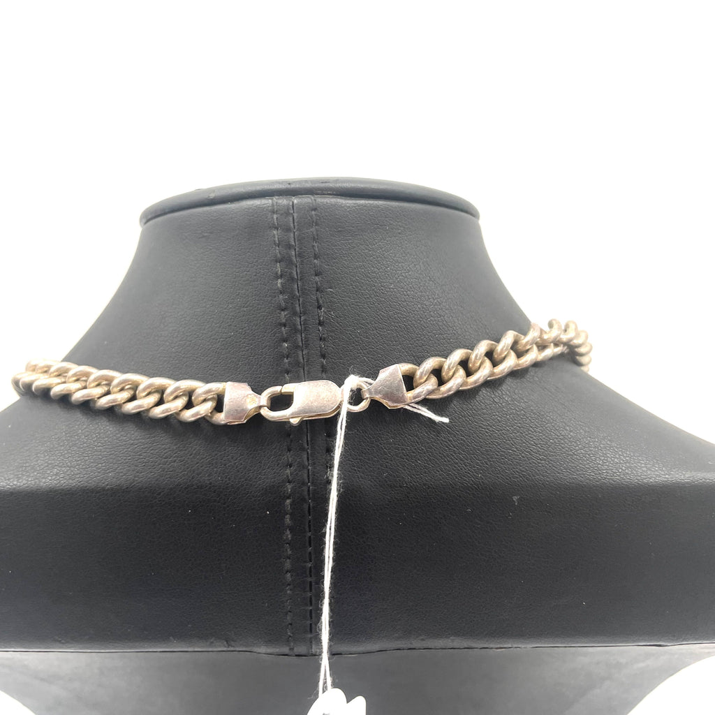 925 SILVER CURB CHAIN 23" 7MM