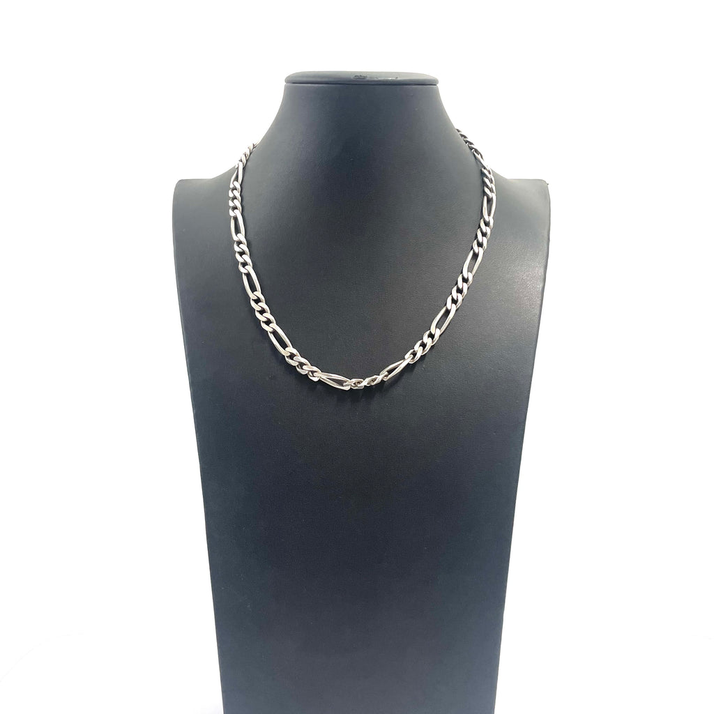 925 SILVER FIGARO CHAIN 19" 5MM