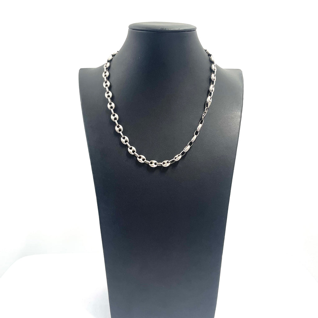 925 SILVER GUCCI LINK CHAIN 19" 7MM