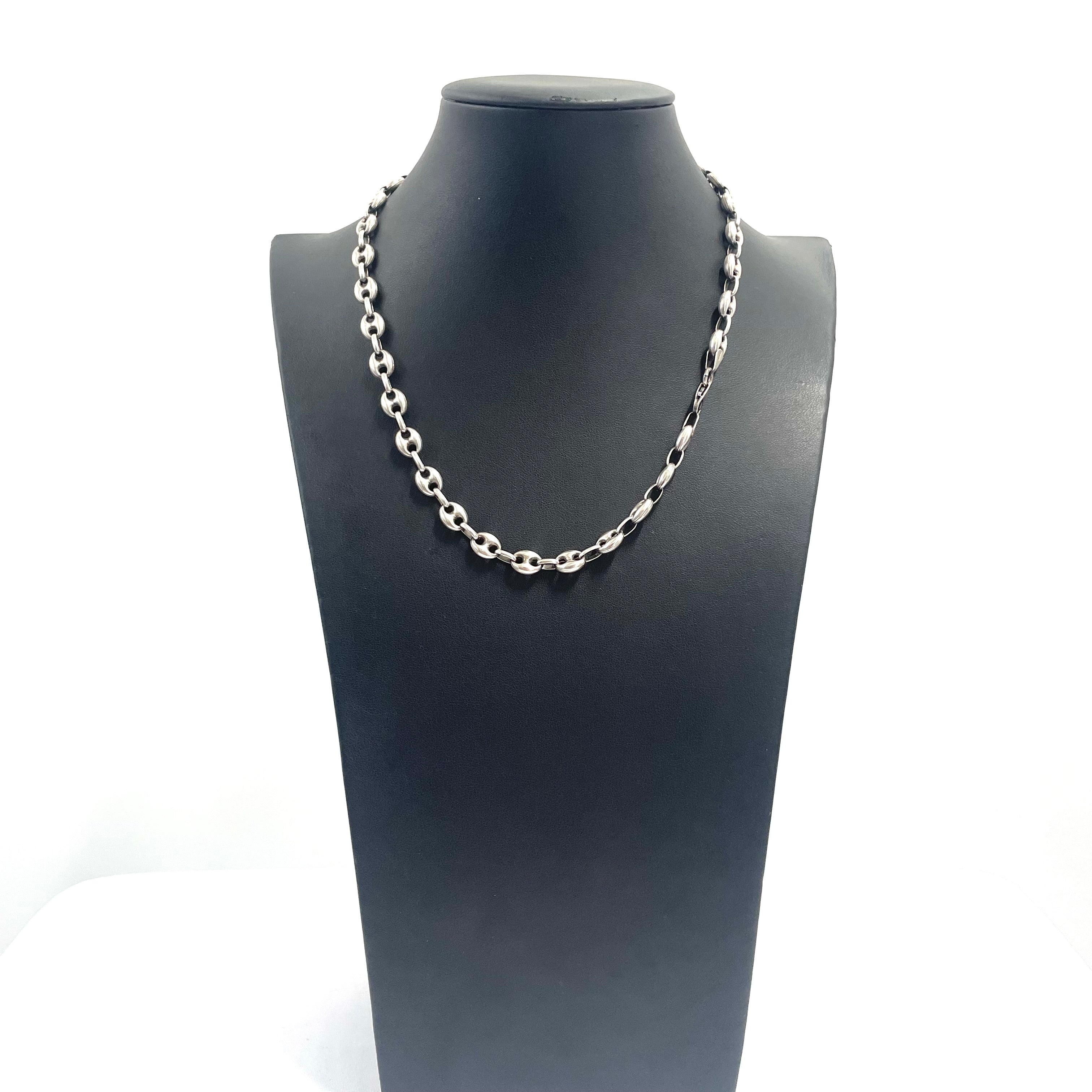 925 SILVER GUCCI LINK CHAIN 19" 7MM