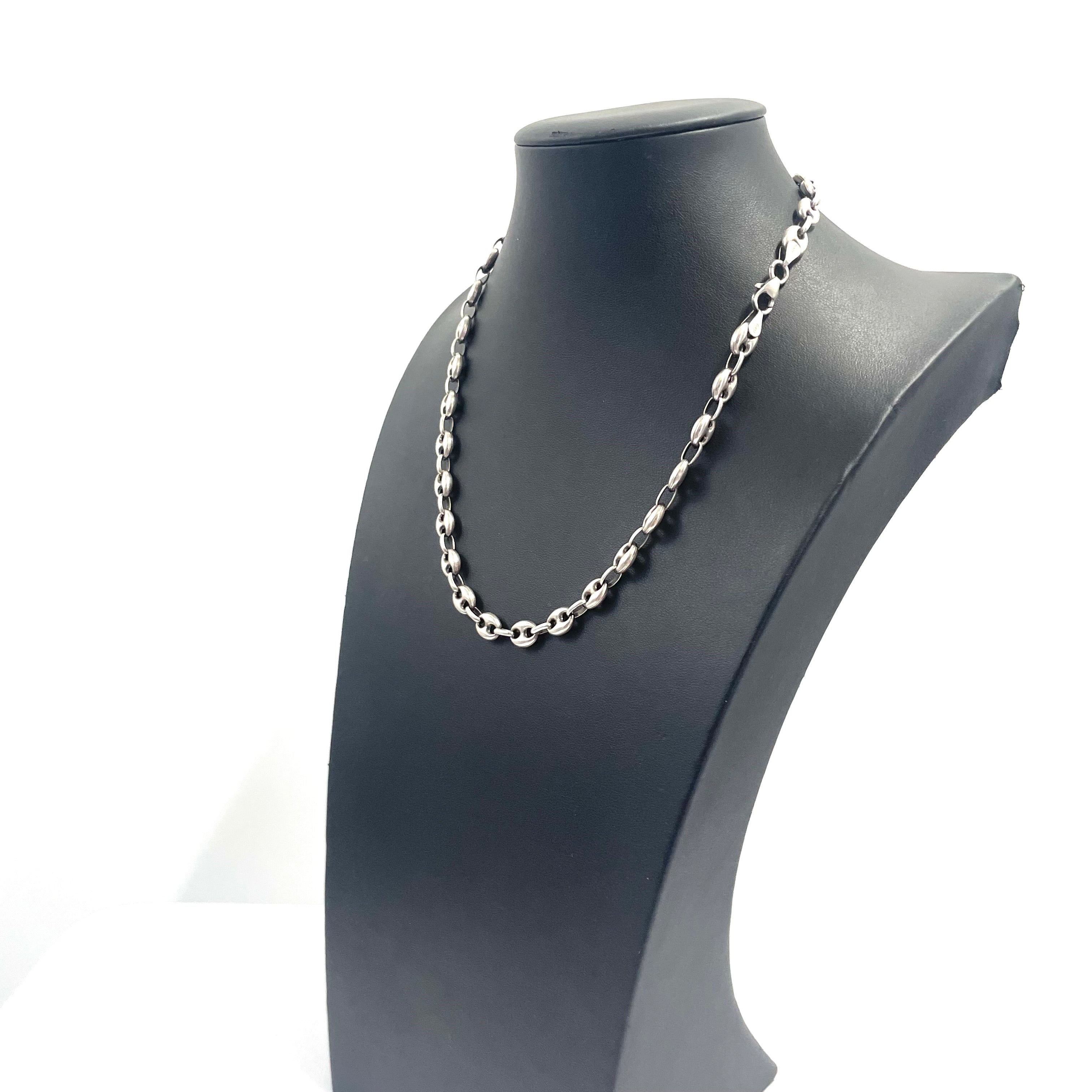 925 SILVER GUCCI LINK CHAIN 19" 7MM