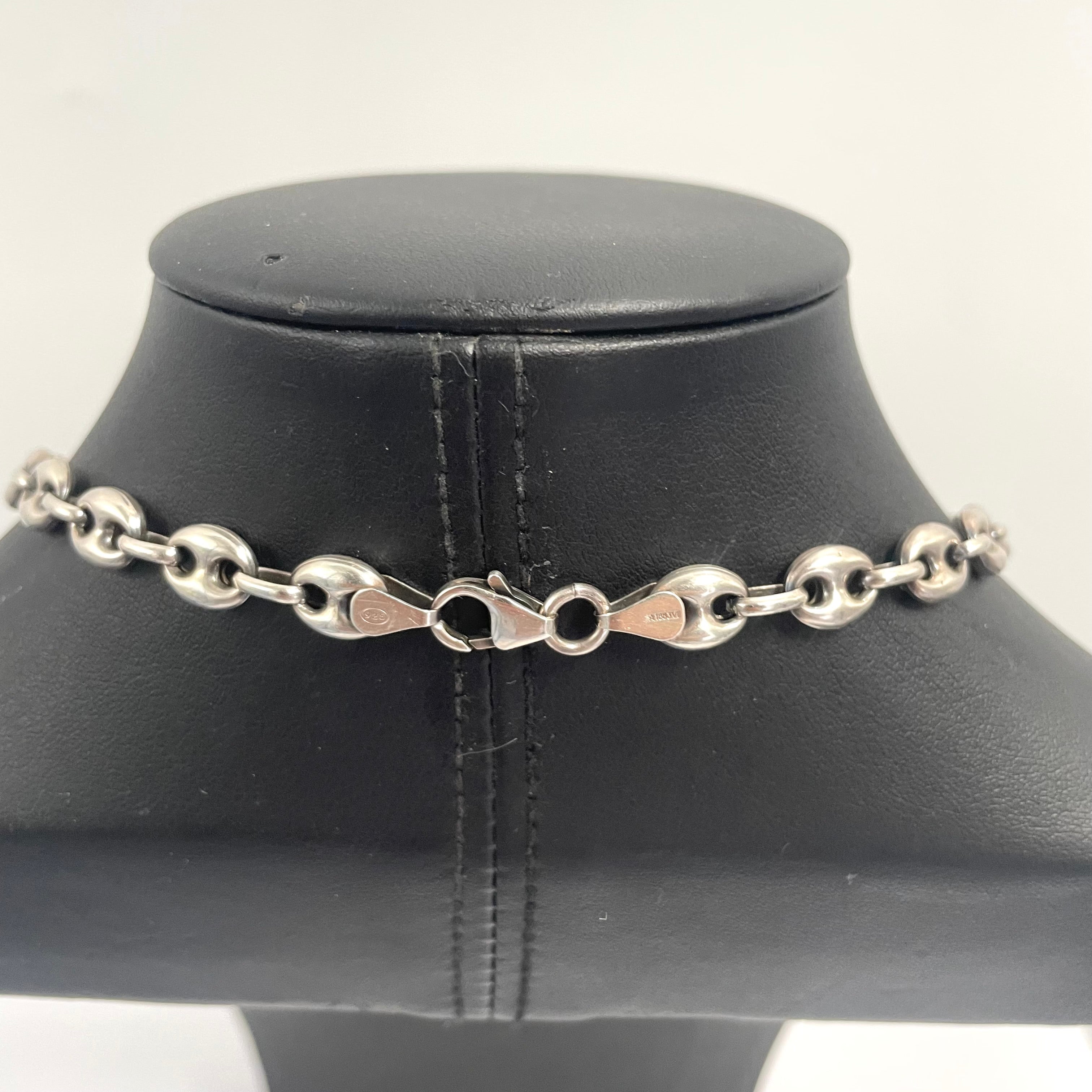 925 SILVER GUCCI LINK CHAIN 19" 7MM
