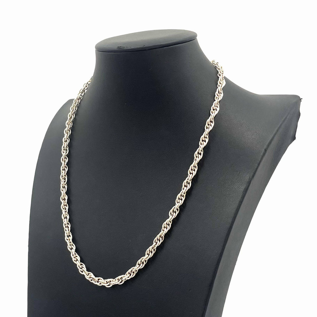 925 SILVER KING'S BYZANTINE CHAIN 20" 5MM