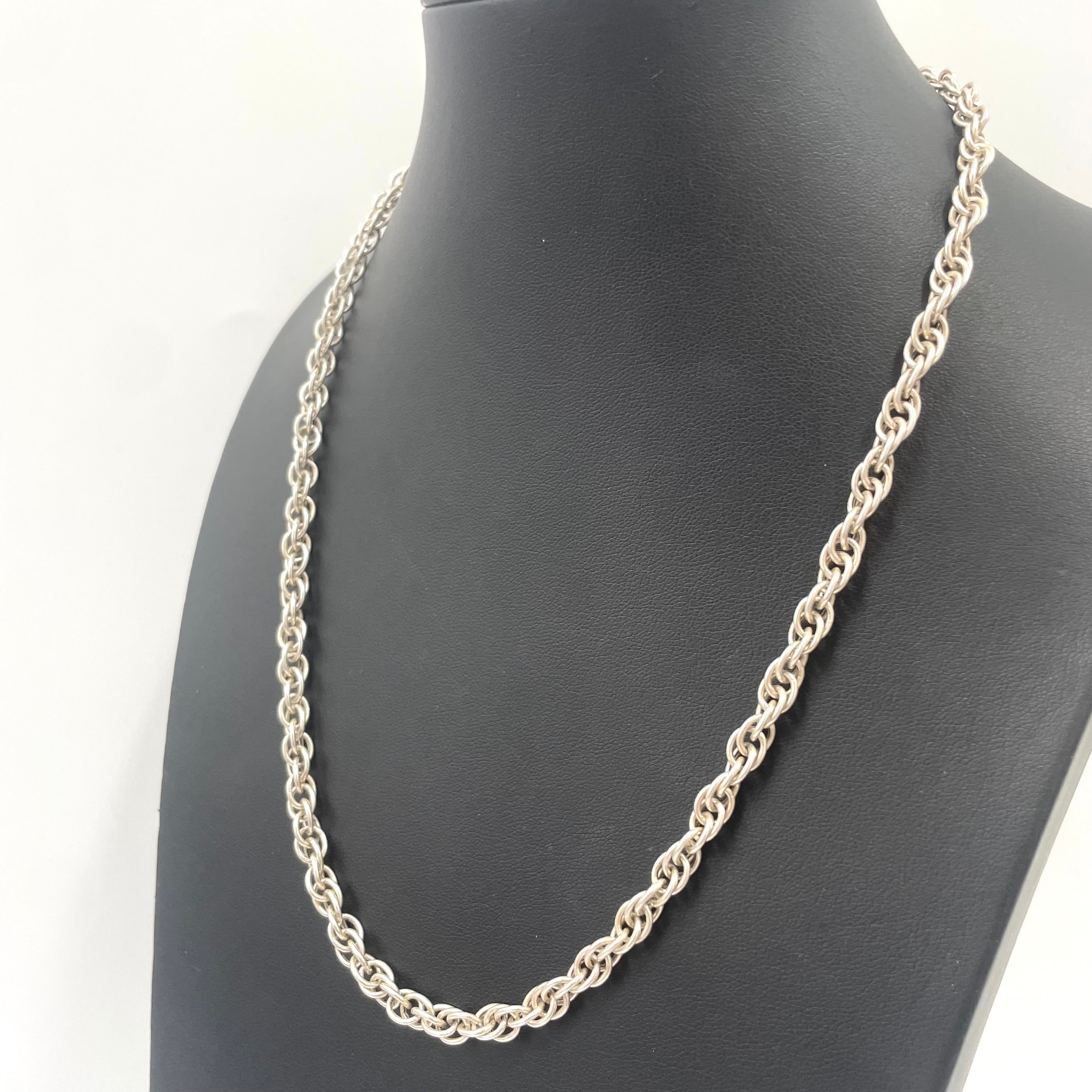925 SILVER KING'S BYZANTINE CHAIN 20" 5MM