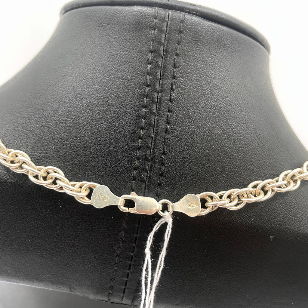 925 SILVER KING'S BYZANTINE CHAIN 20" 5MM