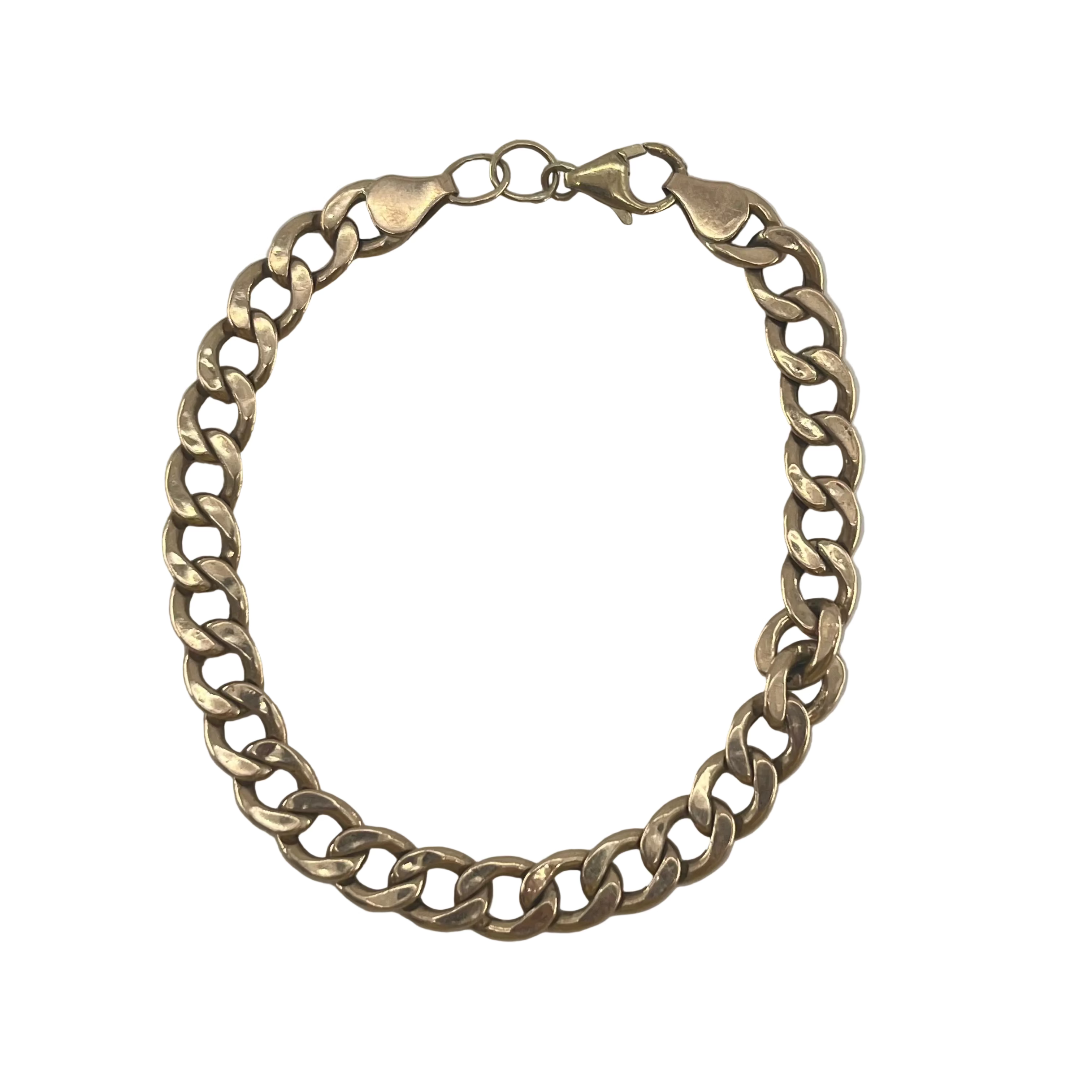 9ct Curb Bracelet 8.7" Carat: 9ct Gold Colour: Yellow Gold Width: 8mm Length: 8.7" Weight: 7.54g