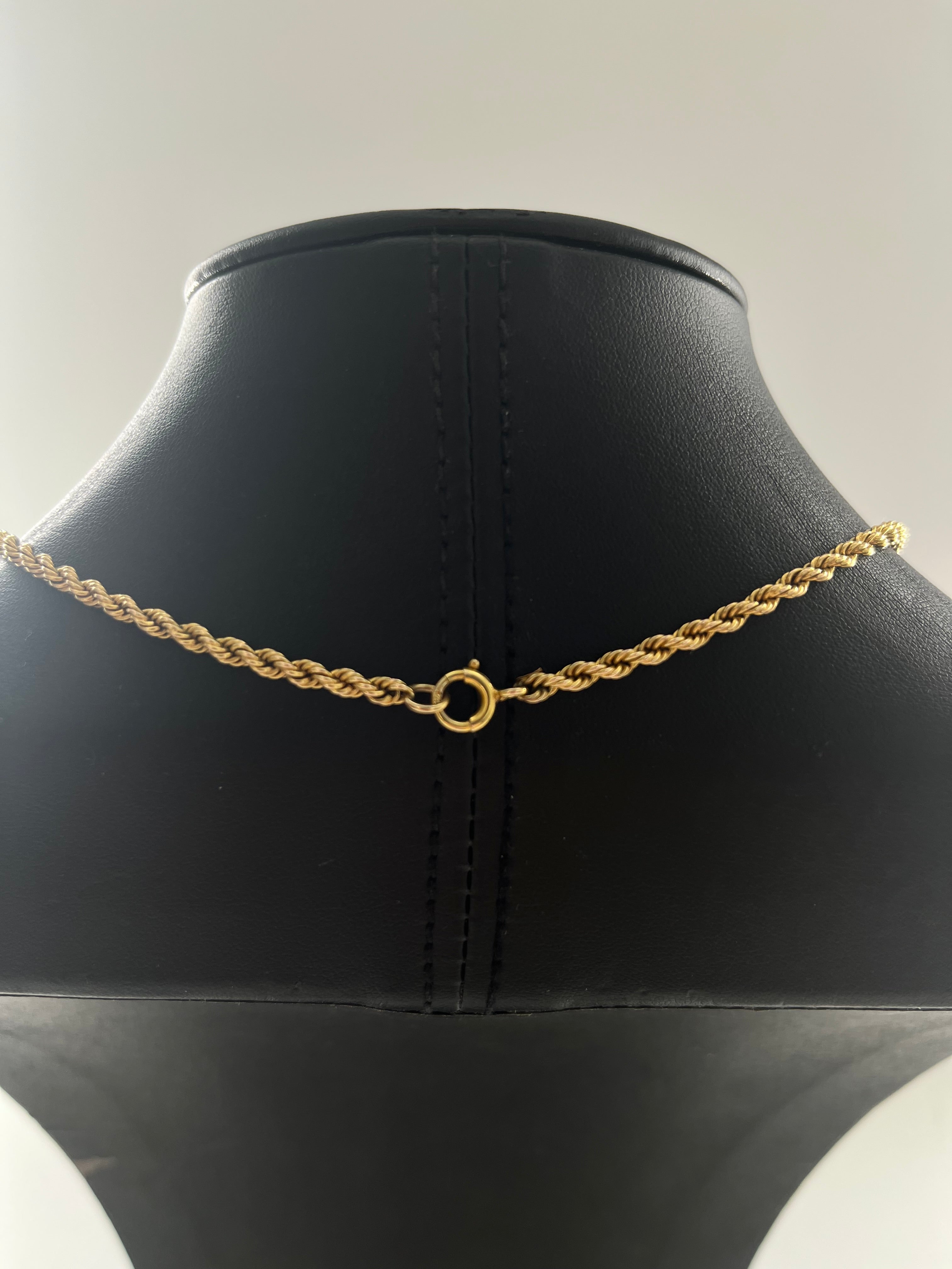 9ct Gold Rope Chain 16"