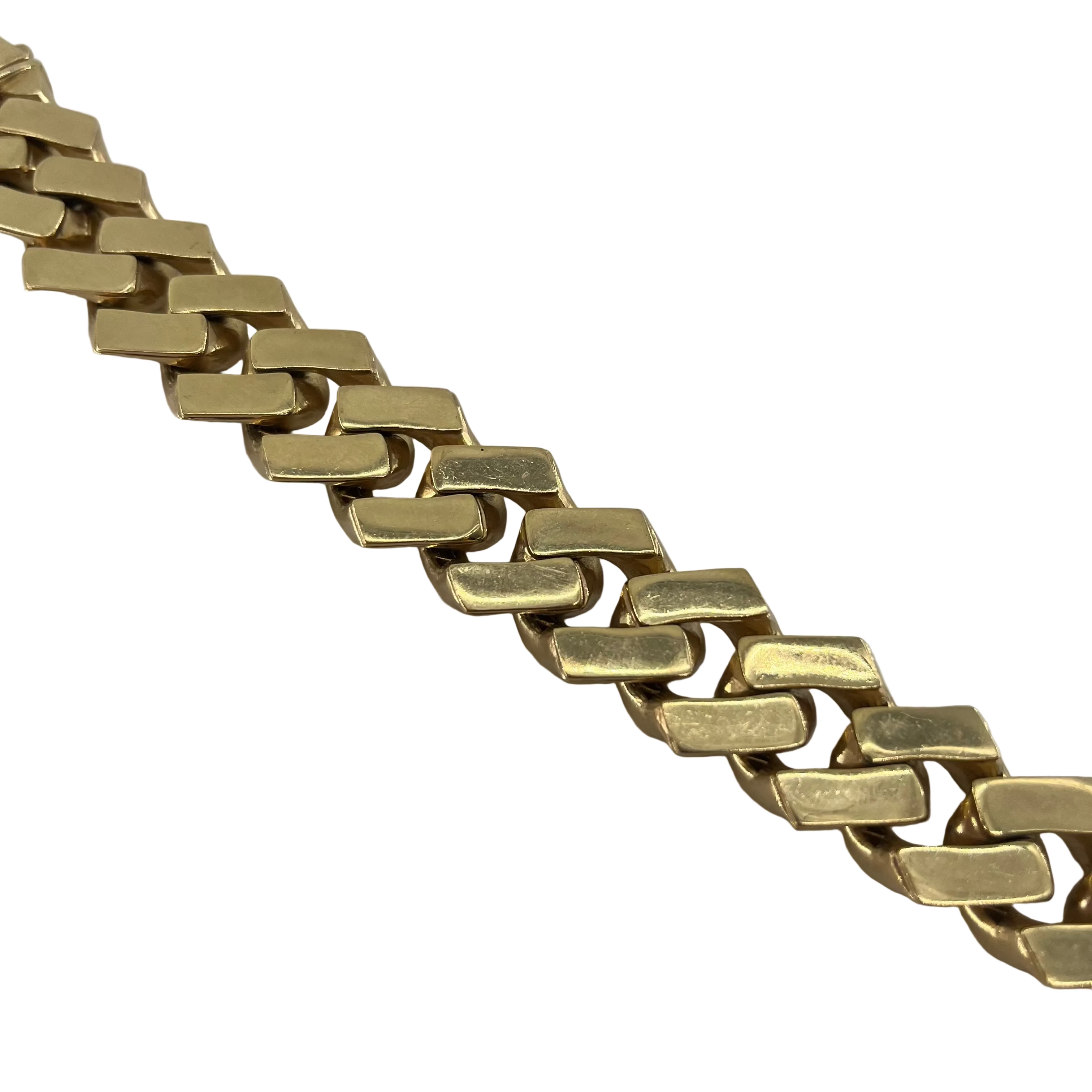 9ct Hollow Curb Bracelet 9.4" Carat: 9ct Gold Colour: Yellow Gold Width: 2mm Length: 9.4" Weight: 82.82g