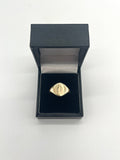 9ct Oval Signet Ring Carat: 9ct Size: S Style: Signet Weight: 4.63g