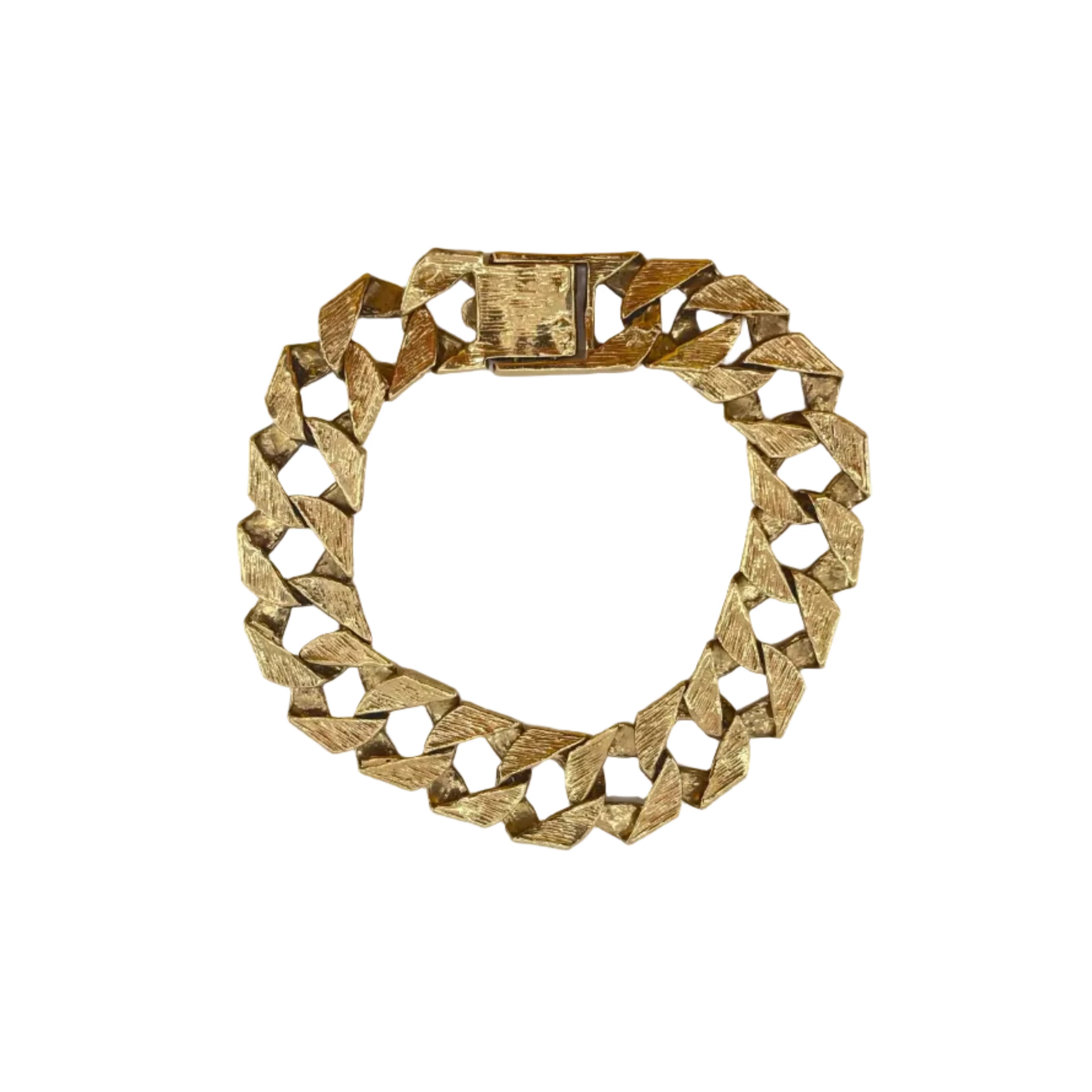 9ct Square Curb Bracelet 10.5" Carat: 9ct Gold Colour: Yellow Gold Width: 18mm Length: 10.5" Weight: 56.44g
