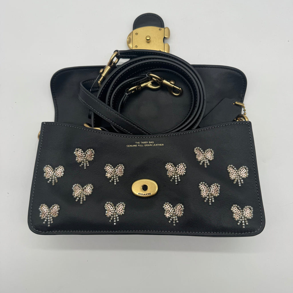 Coach Tabby Shoulder Bag With Dainty Bow Embellishment