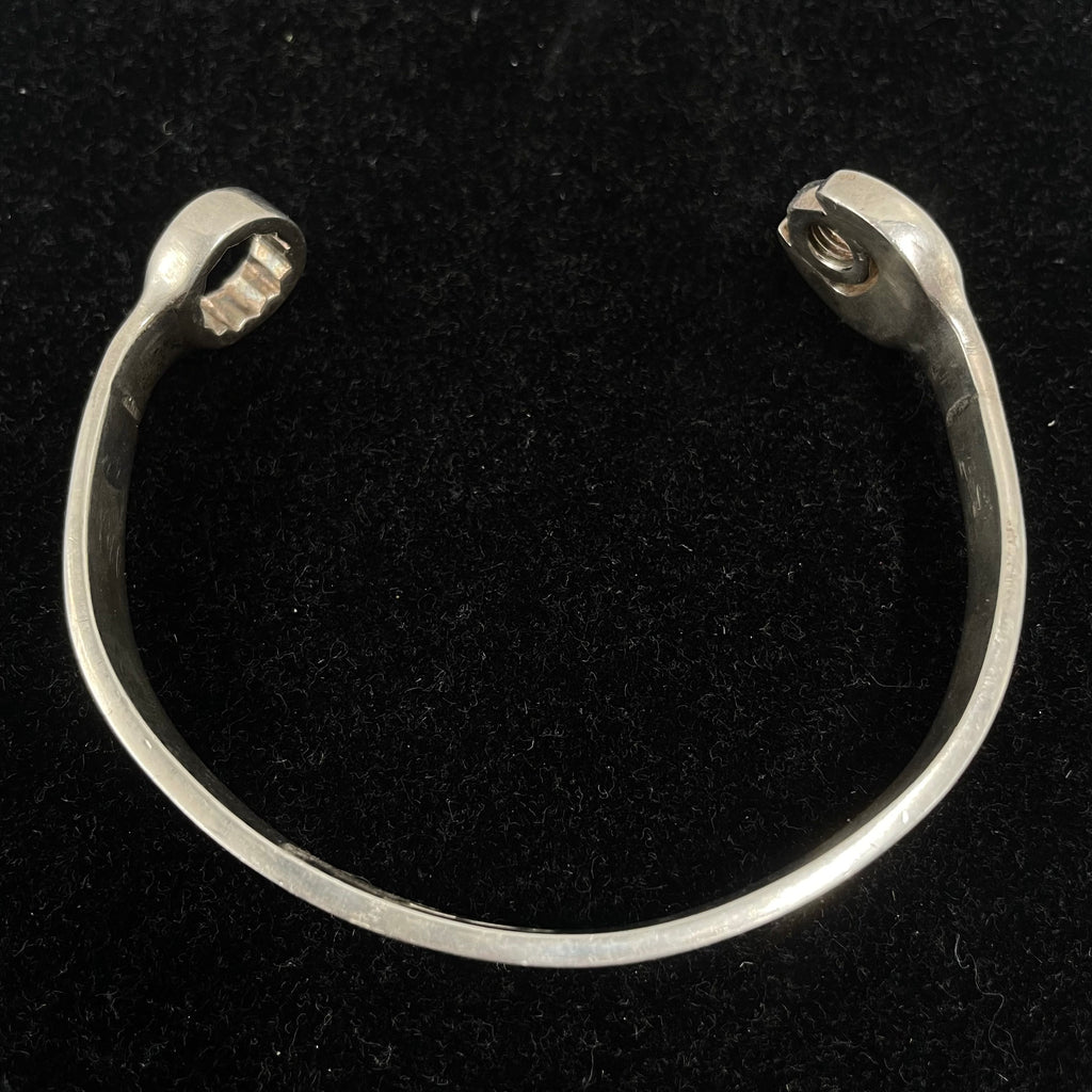 925 Sterling Silver Torque Cuff Bracelet – Polished Finish