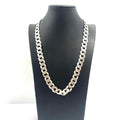925 SILVER CURB CHAIN 24.5" 15MM