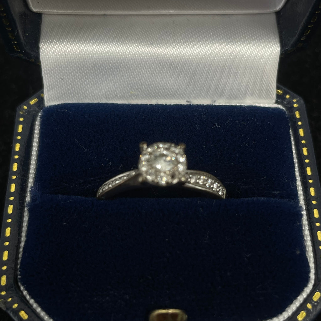 Platinum Diamond Solitaire Ring – Size N½