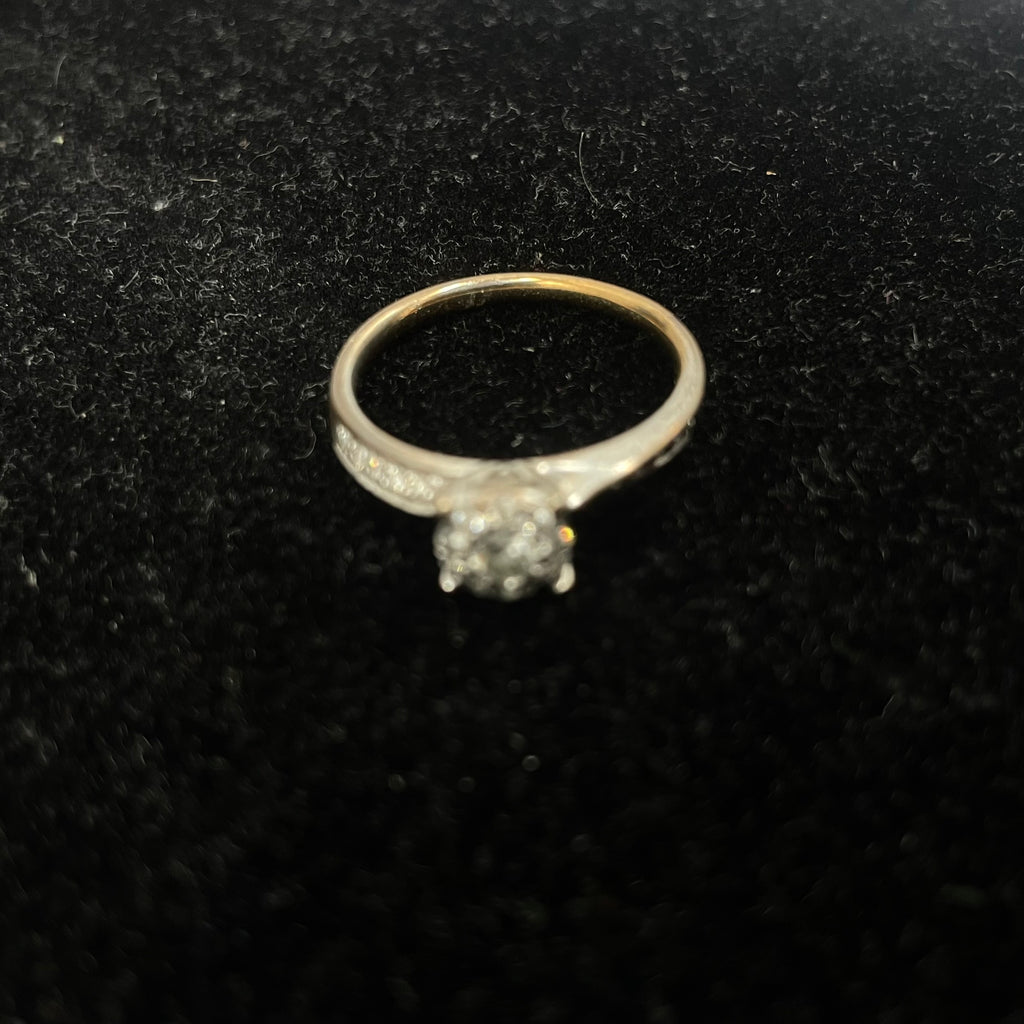 Platinum Diamond Solitaire Ring – Size N½