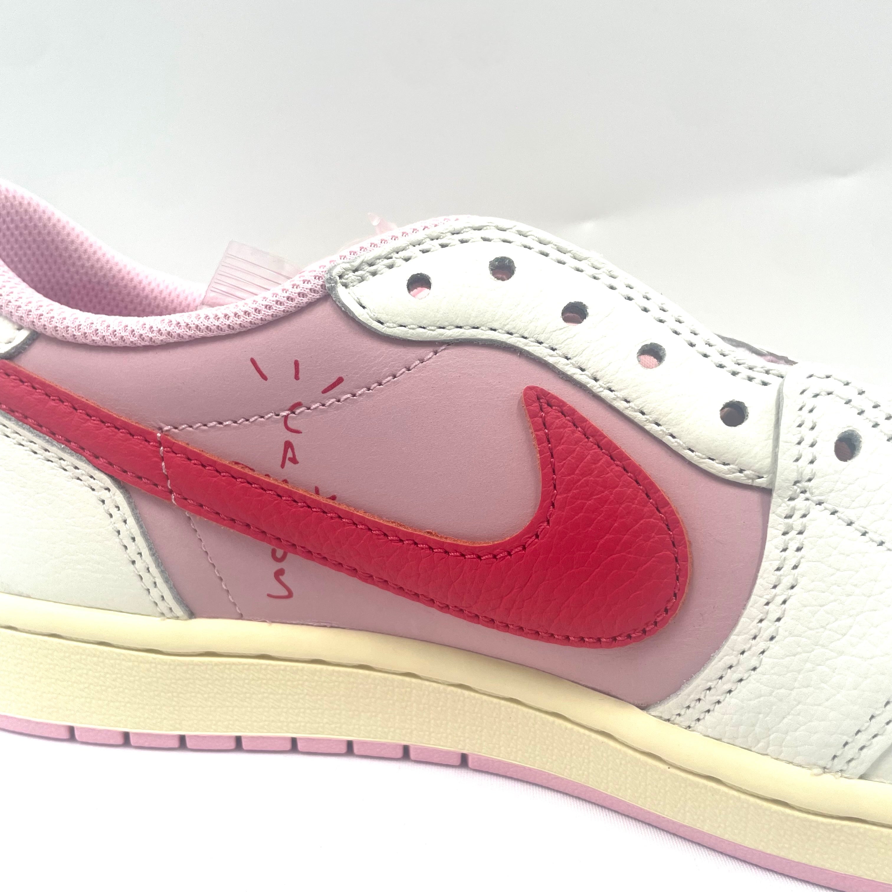 Travis x Jordan 1 Low - Tropic Pink UK9 BNDS
