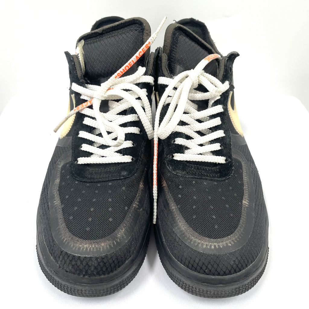 Nike x Off White Air Force 1 Black The Ten Collection UK10 Used