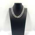 925 Silver Curb Chain 18" 15mm