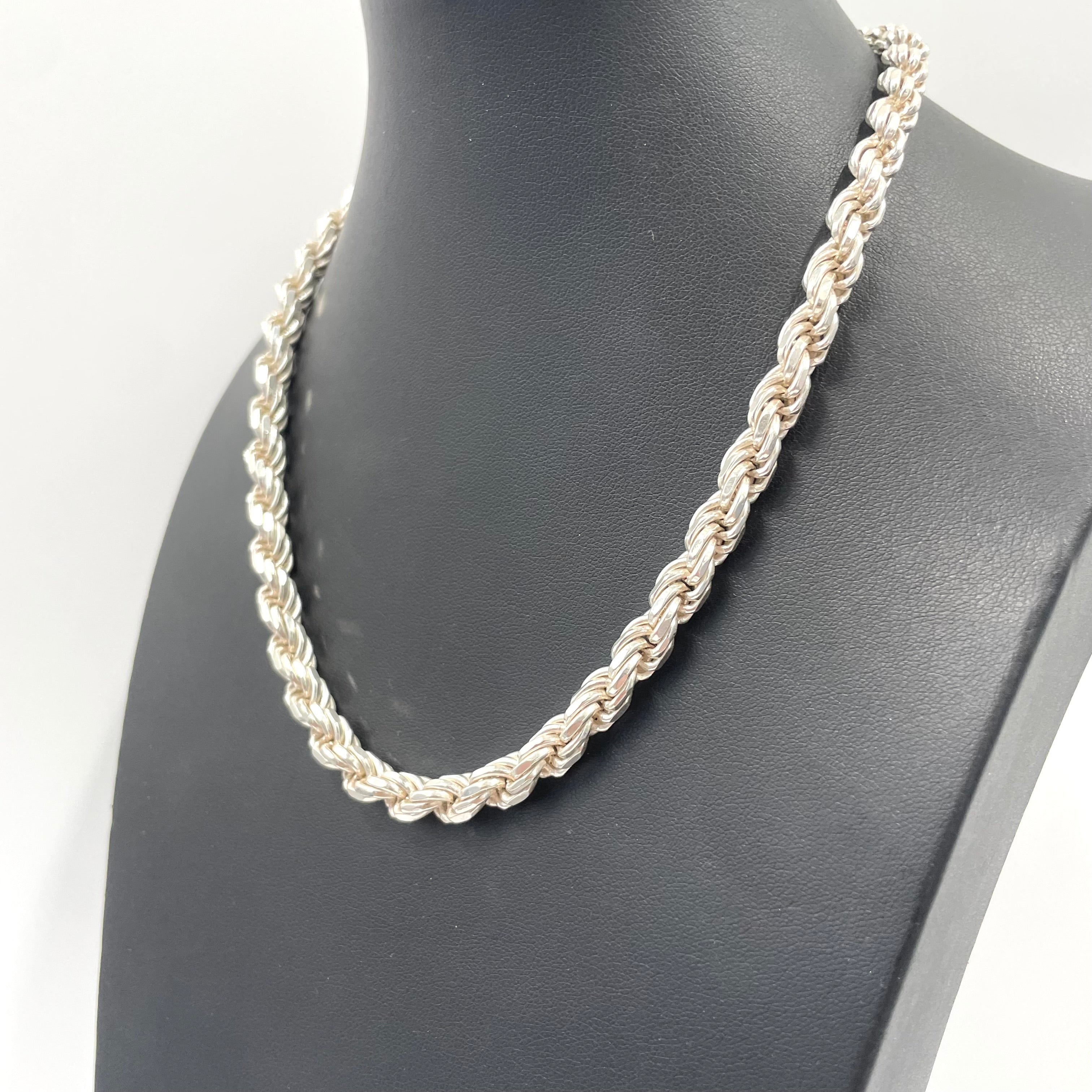 925 Silver Rope Chain 18" 7mm