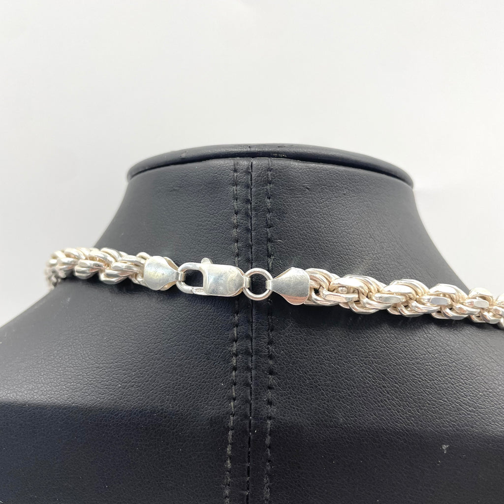 925 Silver Rope Chain 18" 7mm