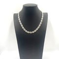 925 Sterling Silver Twisted Curb Chain 18" 8mm