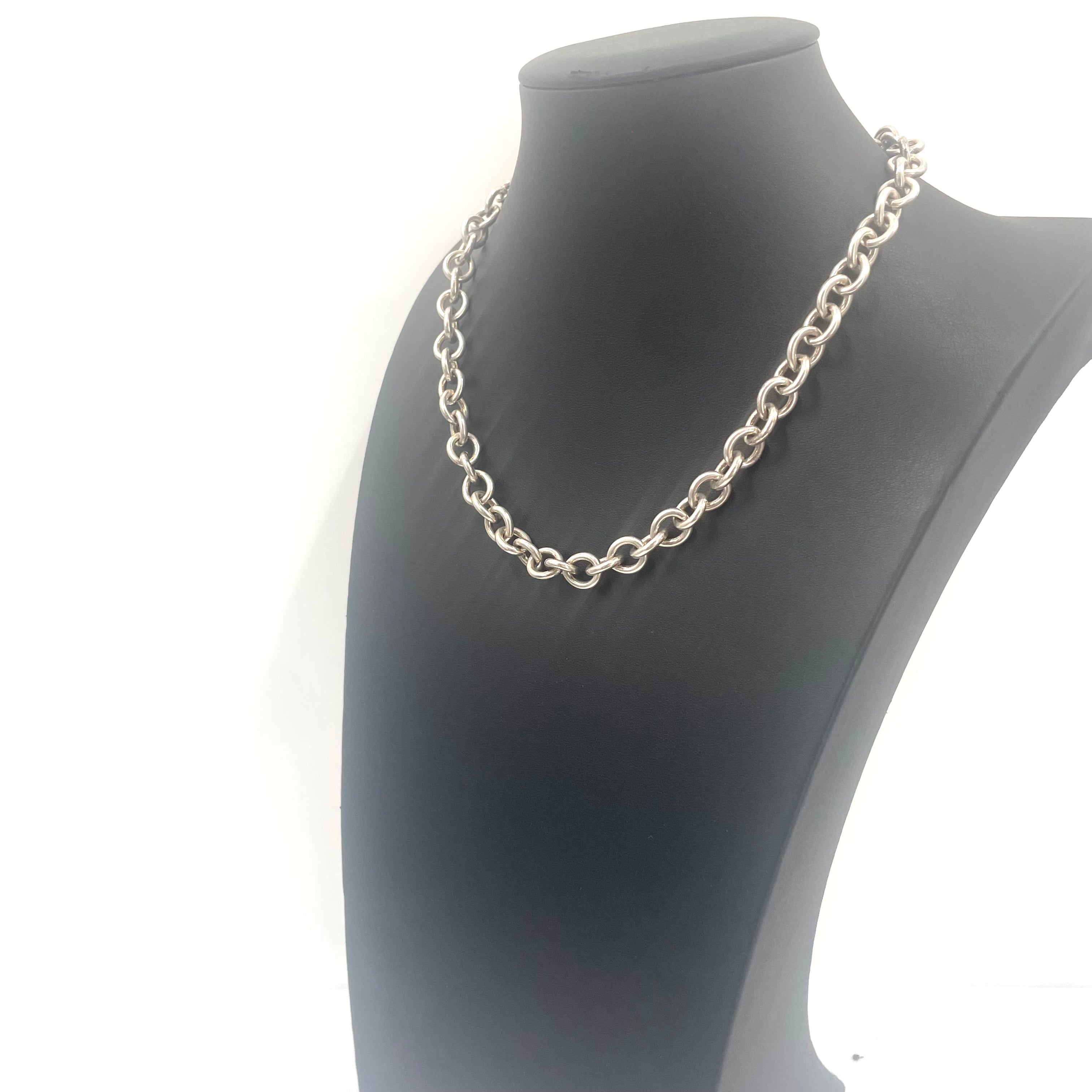 925 Sterling Silver Curb Chain 16" 9mm